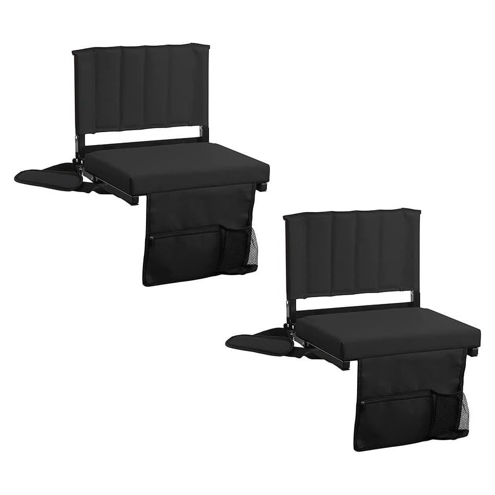 Asiento de Estadio Amazing for Less 2 Sillas Plegables con Cojín