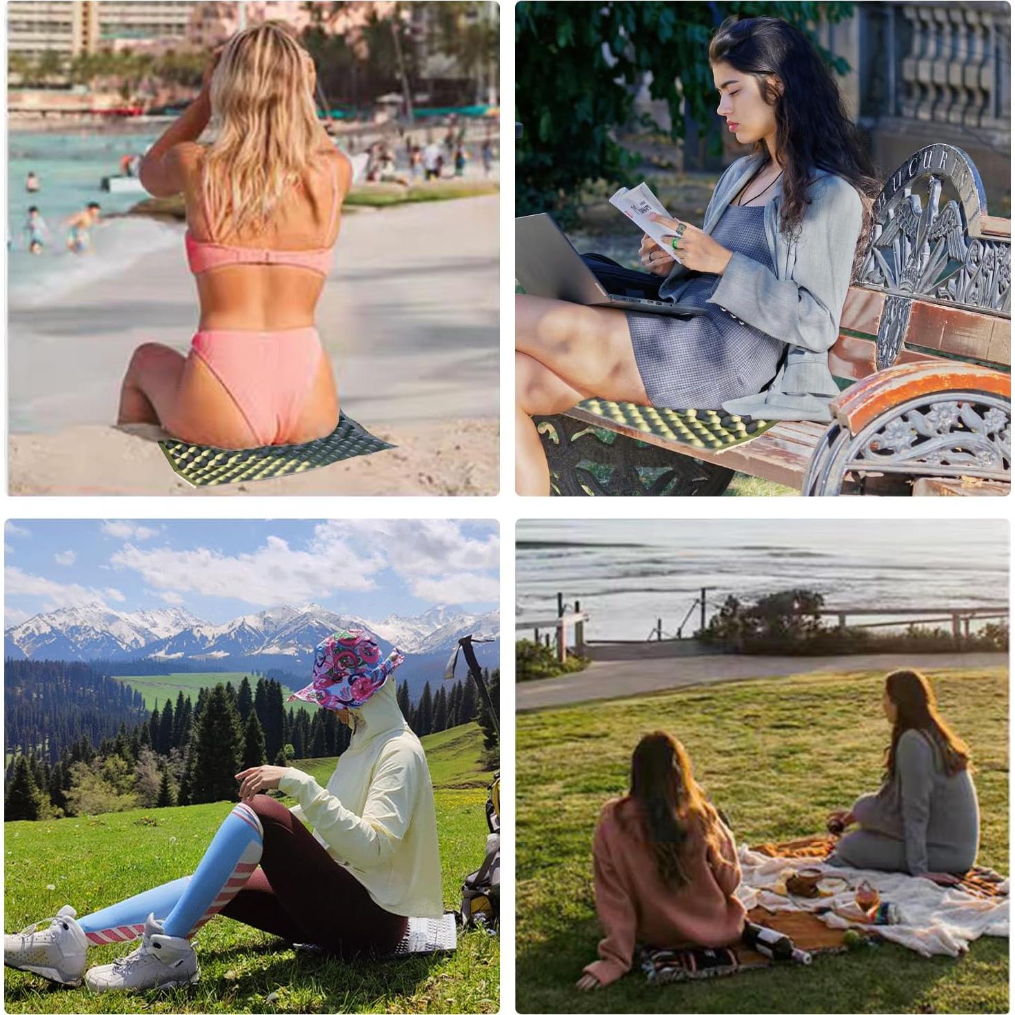 Almohadilla de Espuma Plegable Colefunmit TE02 Negra 41.4x28.4 cm