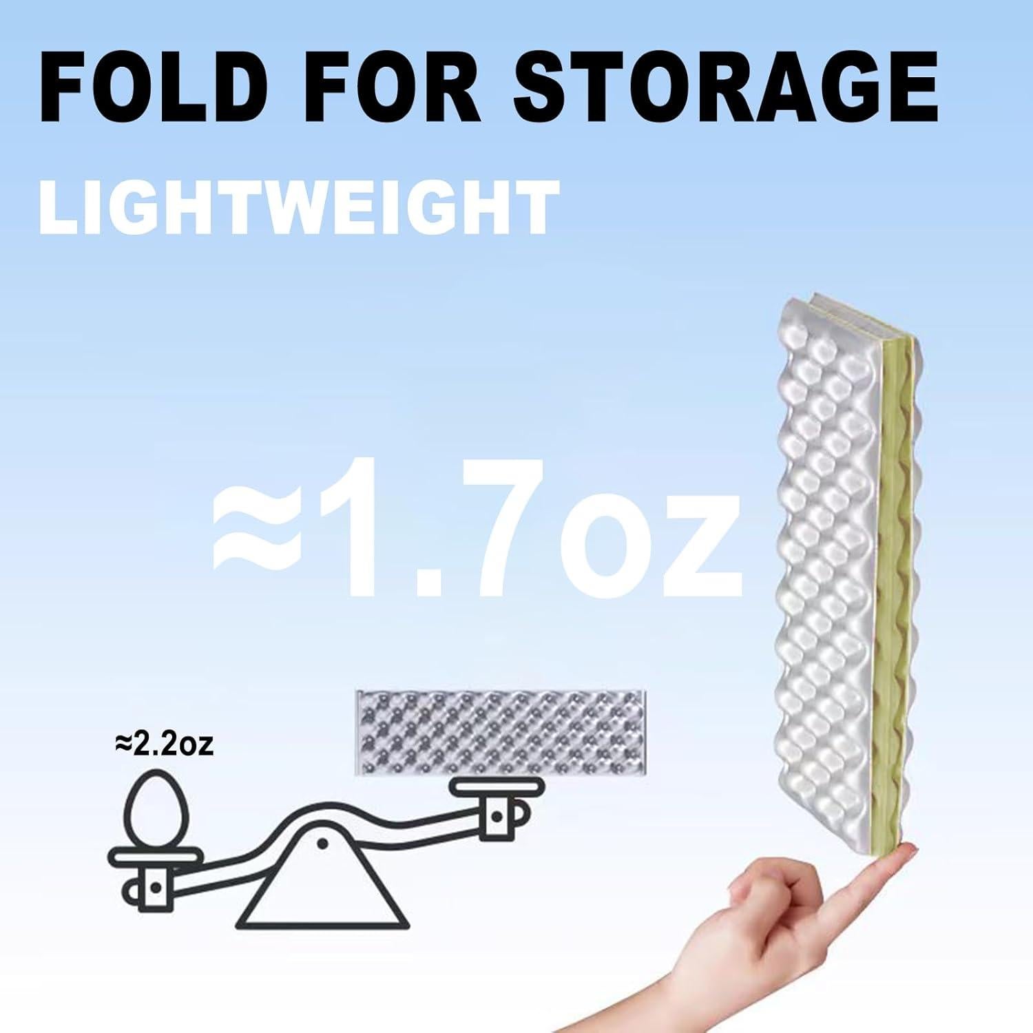 Almohadilla de Espuma Plegable Colefunmit TE02 Negra 41.4x28.4 cm