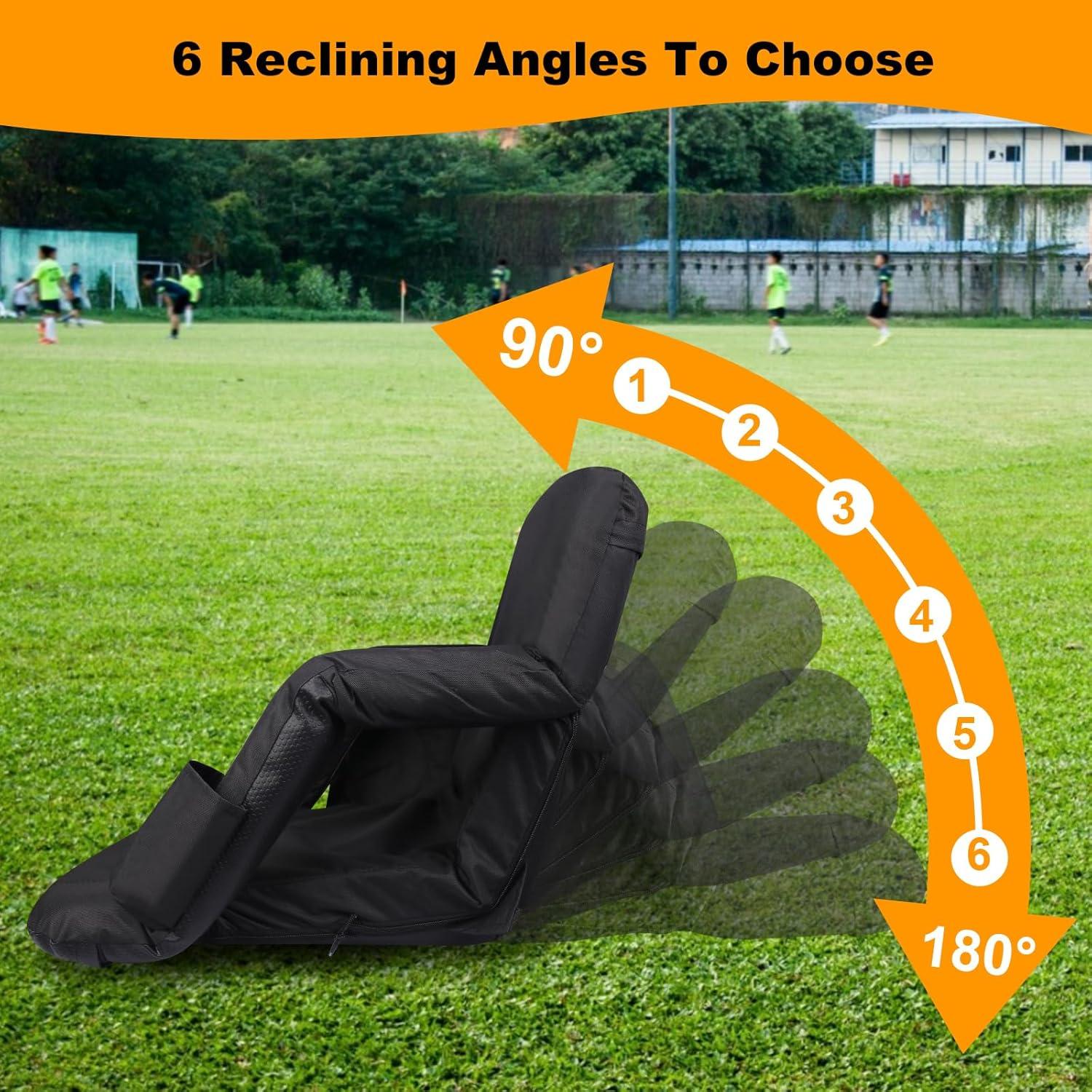 Asientos de Estadio Calentados Moteoza 50.8 cm 2PC Negro