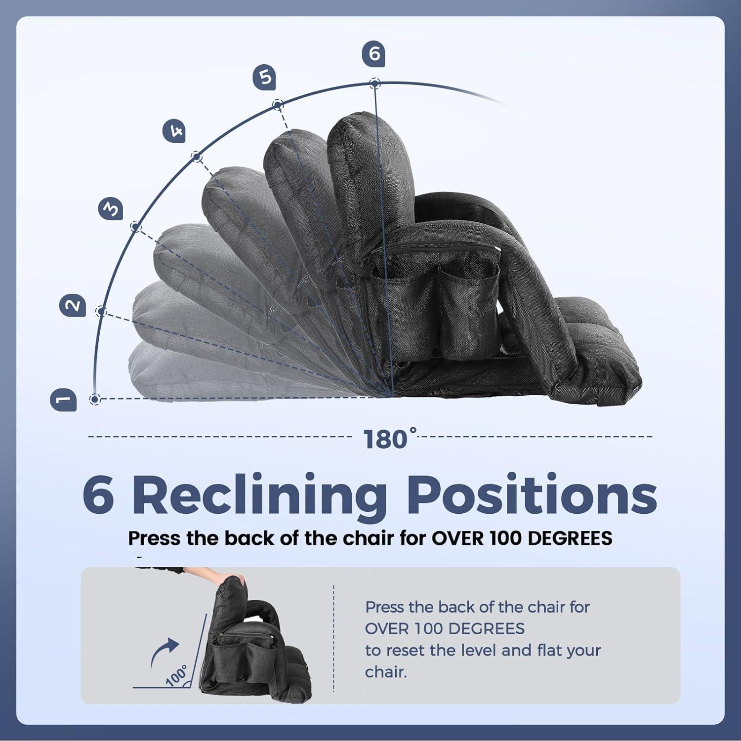 Asientos de Estadio AlexHome con Respaldo y Cojín 2P Negro