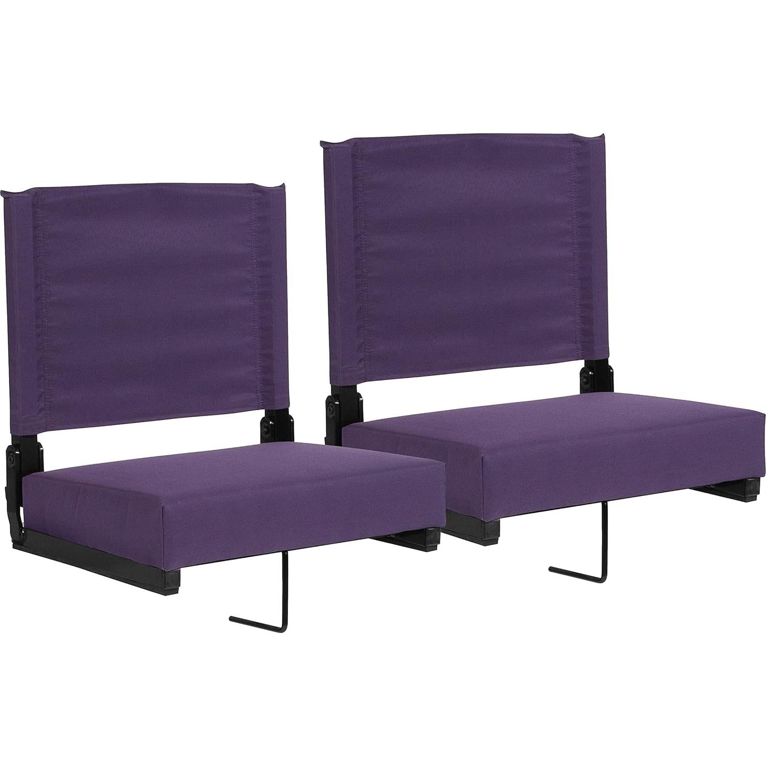 Juego de 2 Sillas de Estadio BizChair Acolchadas 226.8 kg