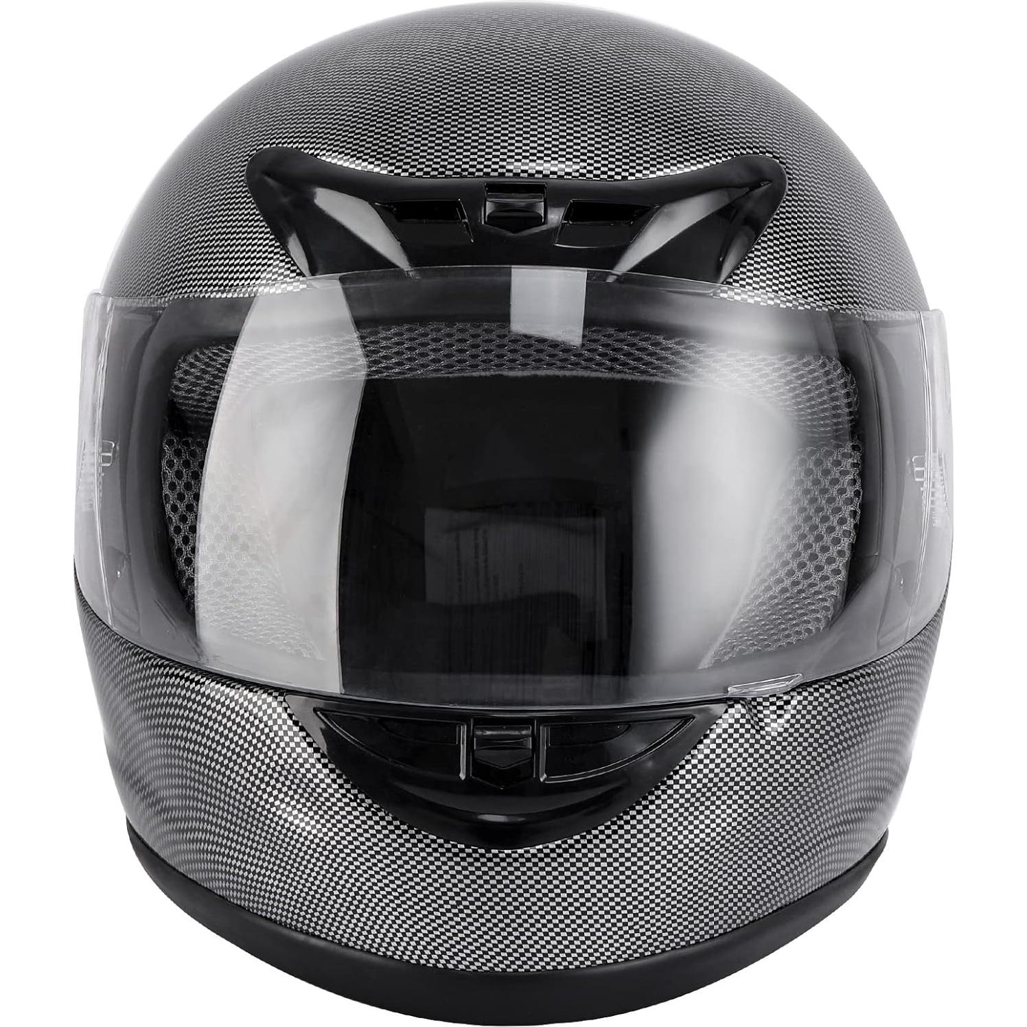 Casco Integral TCMT Fibra de Carbono Adulto S/M/L/XL