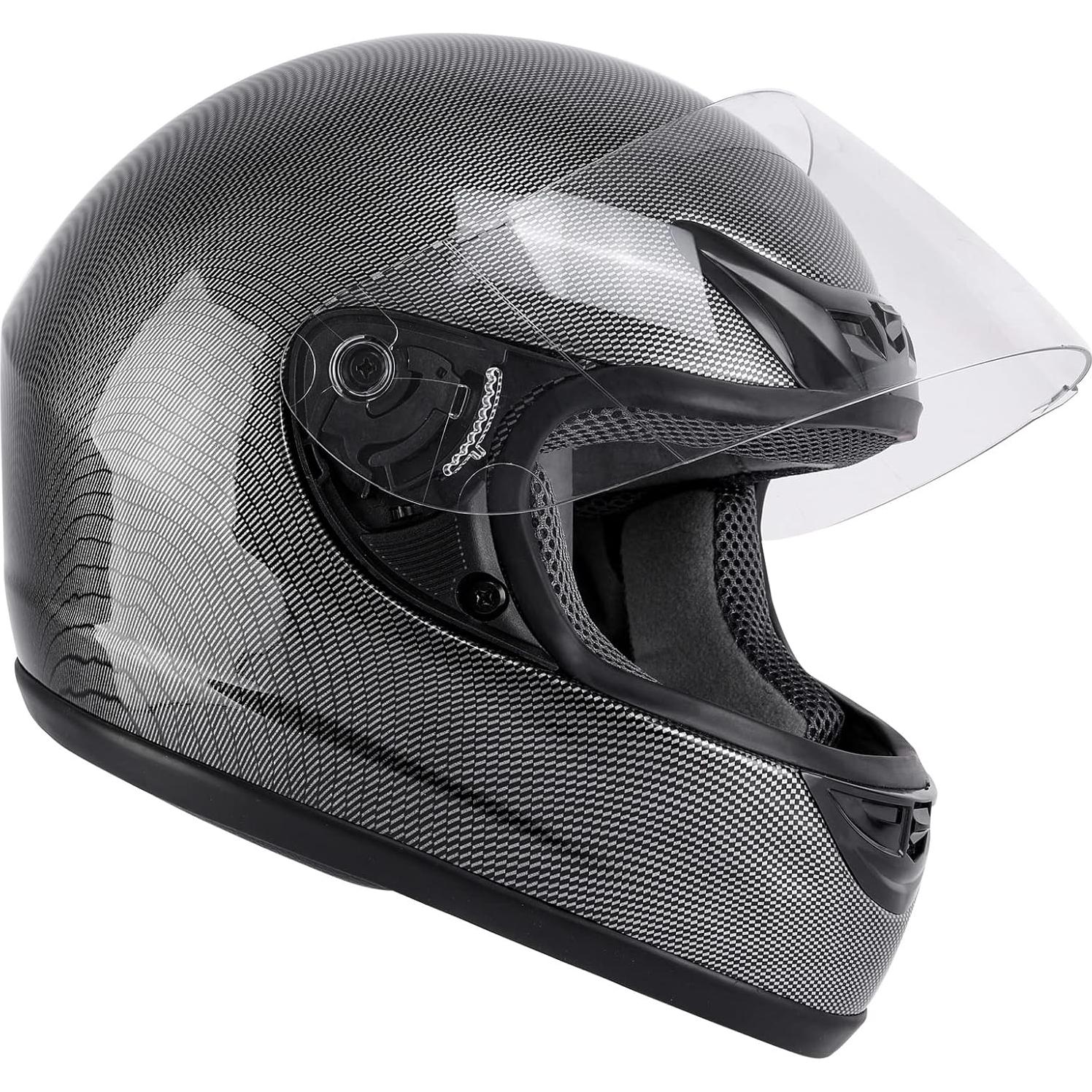 Casco Integral TCMT Fibra de Carbono Adulto S/M/L/XL