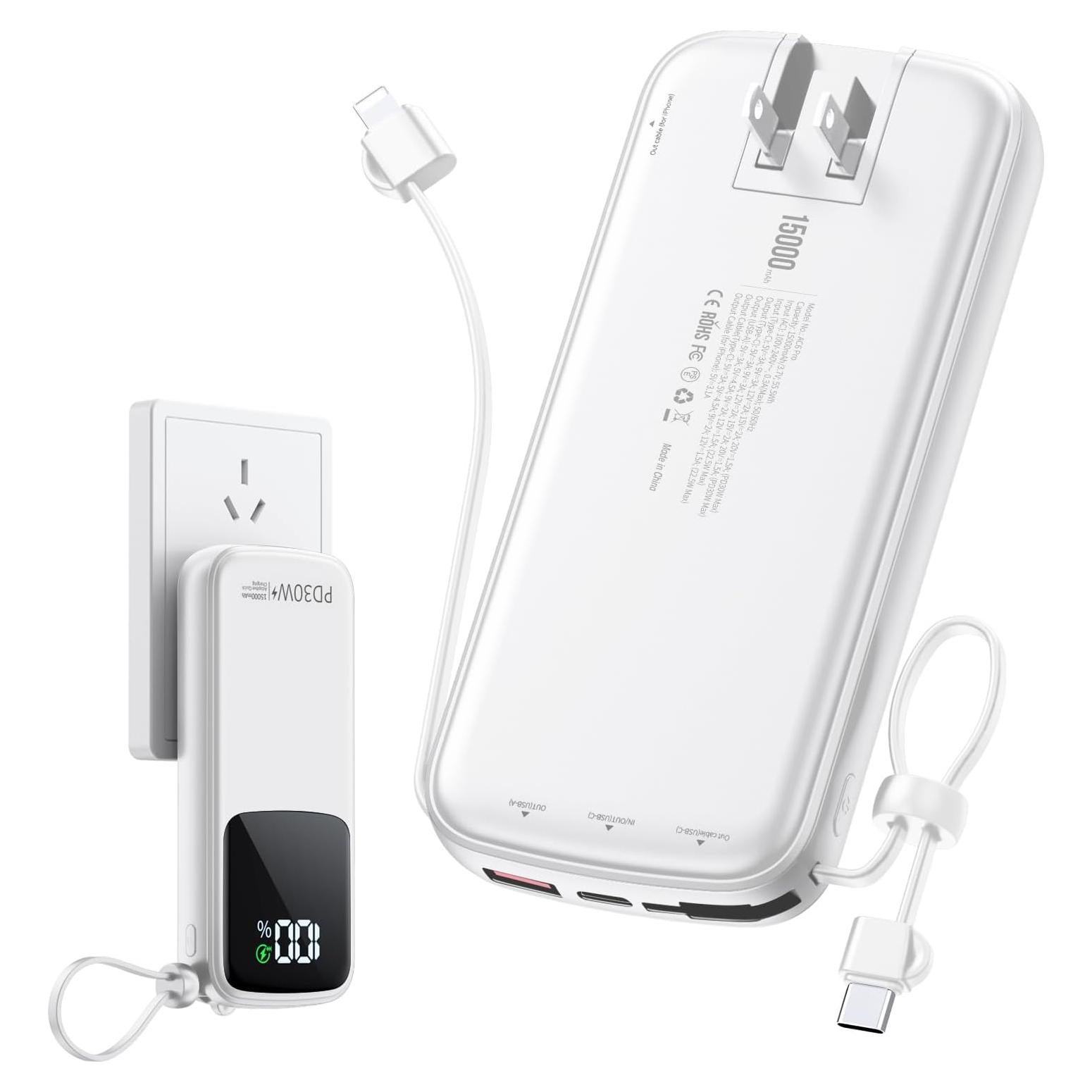 Banco de Energía Portátil 15000mAh Shenzhen AC6 Pro Carga Rápida