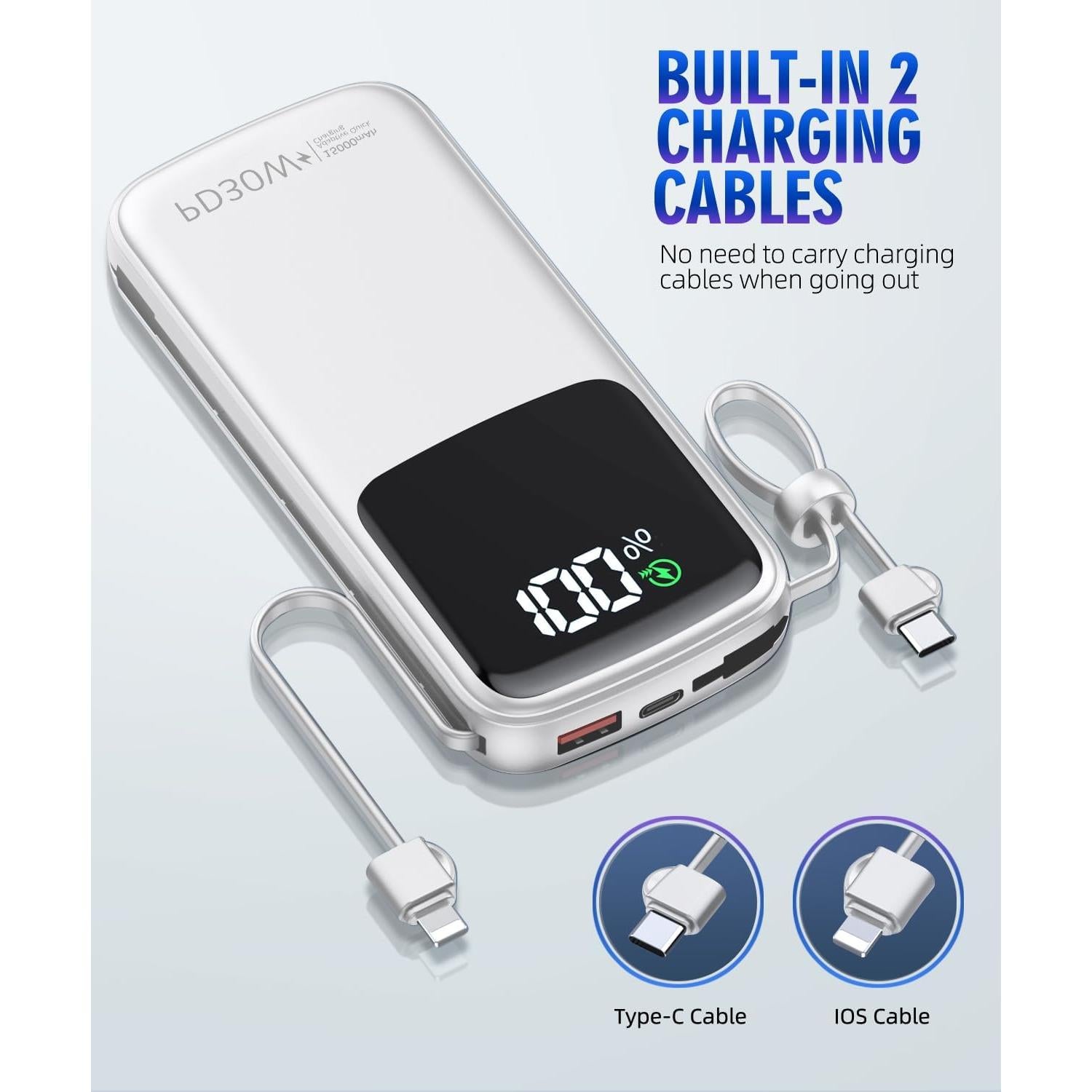 Banco de Energía Portátil 15000mAh Shenzhen AC6 Pro Carga Rápida