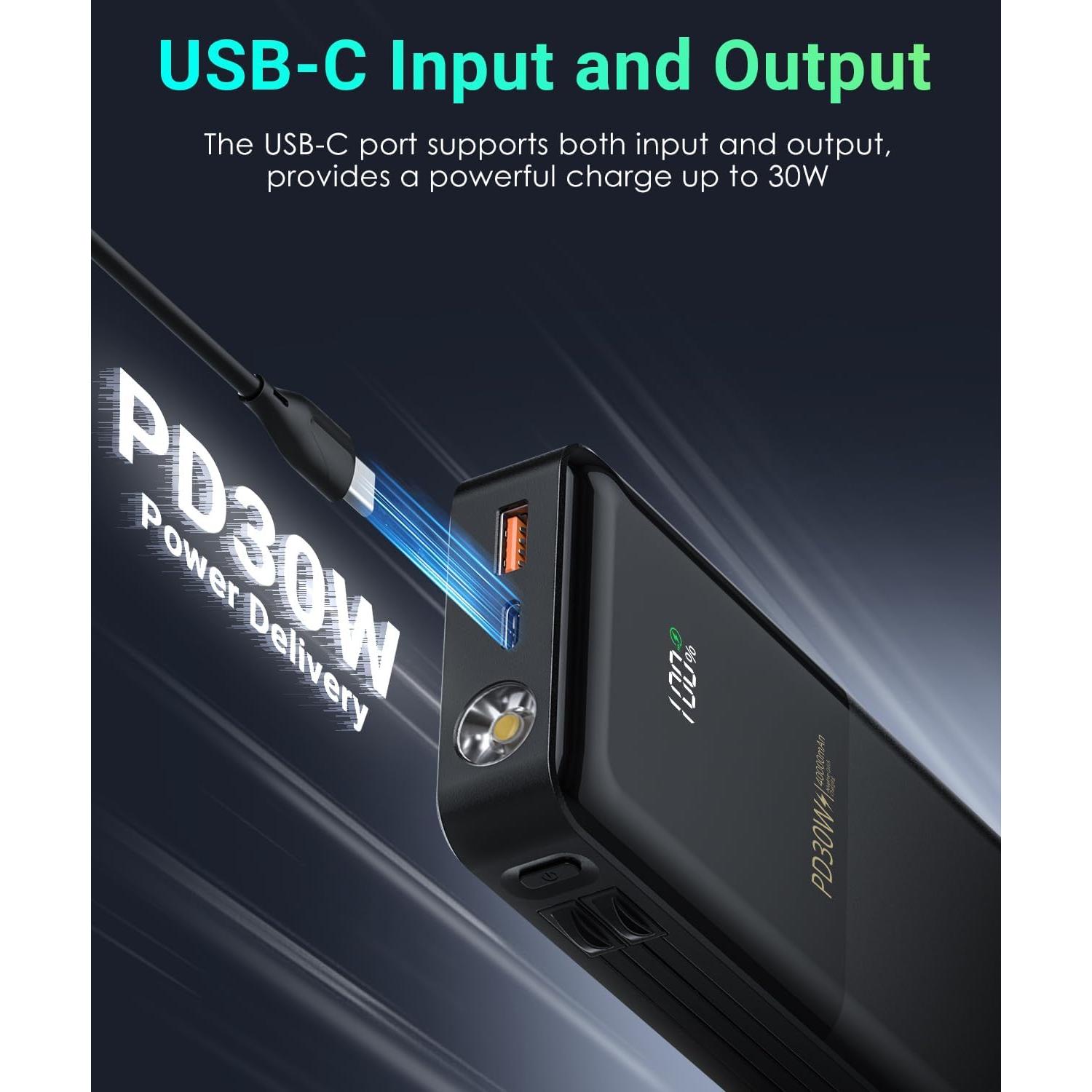 Cargador Portátil Power Bank K20 Pro 40000mAh Carga Rápida