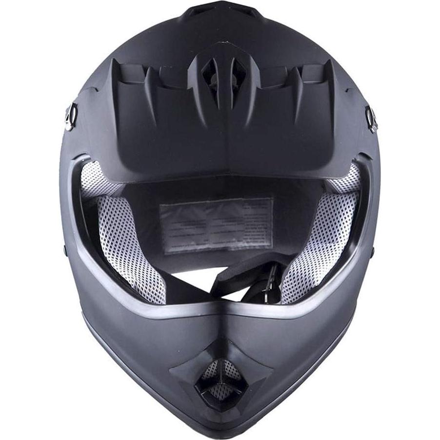Casco Motocross Kids WOW HBOY-K Negro Mate Mediano