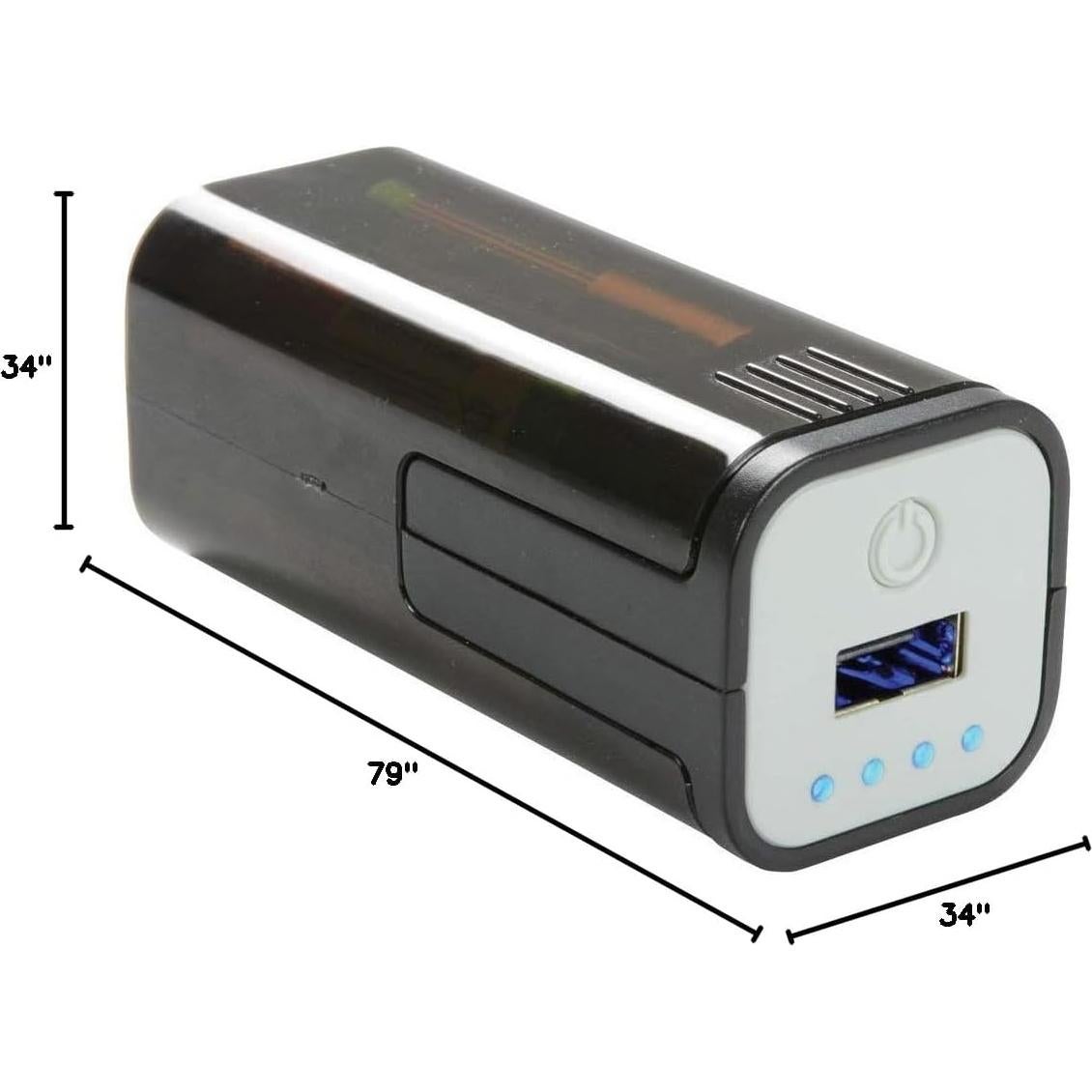 Batería de Emergencia USB ADCB POW1 Portátil 4x AA