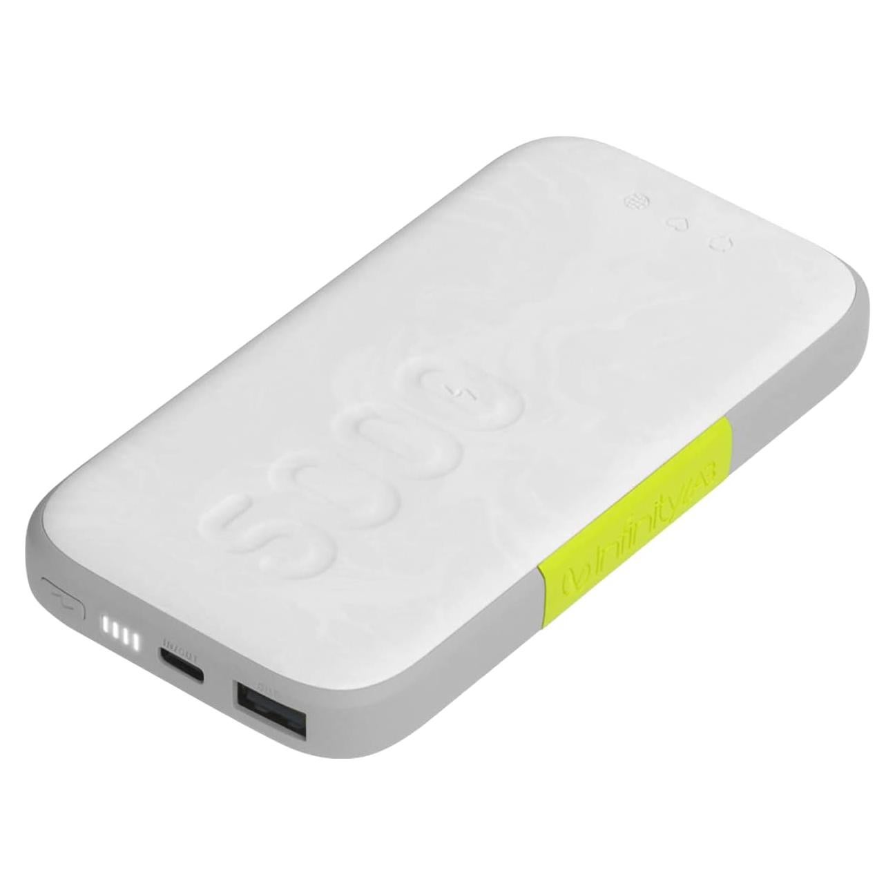 Batería portátil inalámbrica Infinity Lab 5000mAh - Blanca