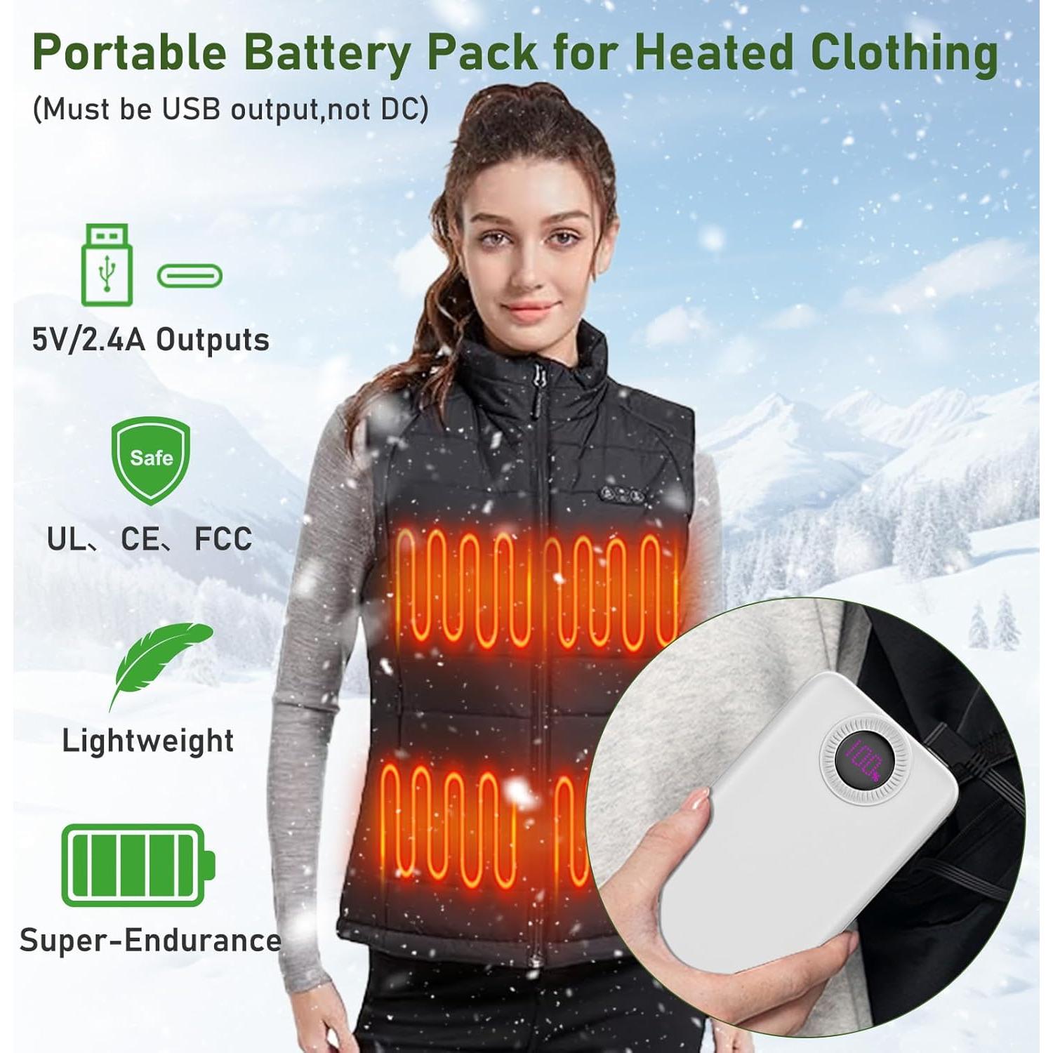 Cargador Portátil GrnOas.E 10000mAh Carga Rápida 22.5W Blanco