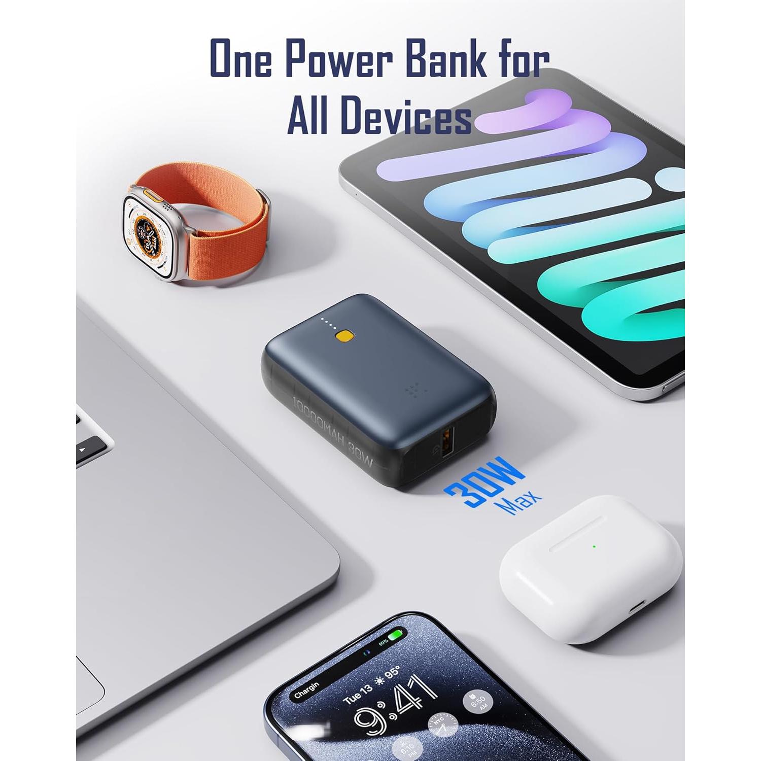 Batería Externa VOLTME Hypercore 10000mAh 30W PD Cargador