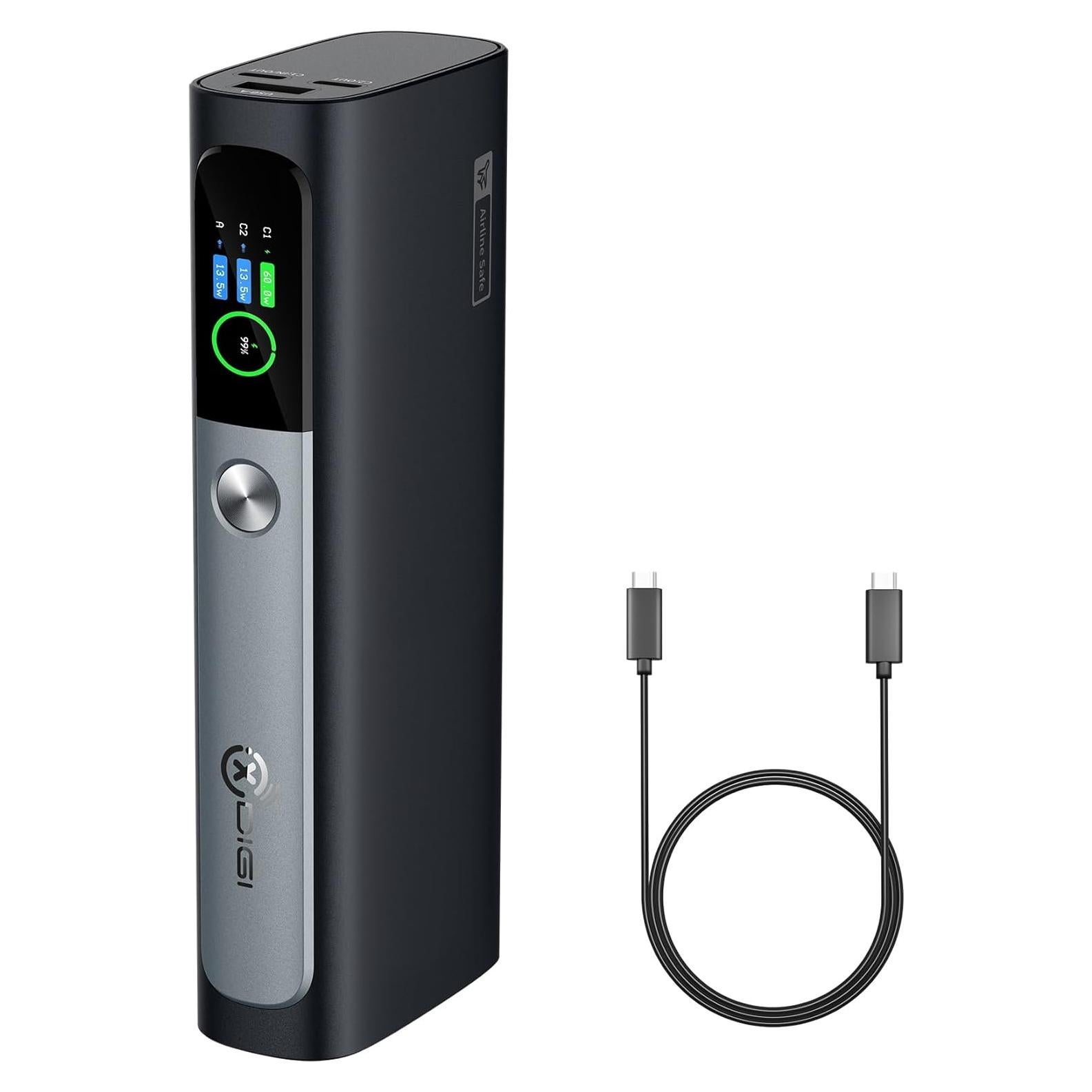 Power Bank 20000mAh X DIGI 130W Carga Rápida USB-C