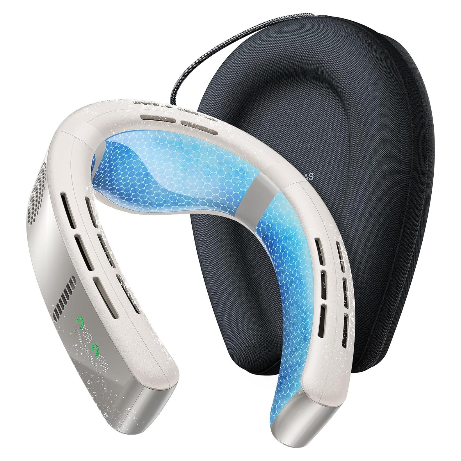 Ventilador de Cuello TORRAS COOLiFY Cyber 6000mAh Blanco