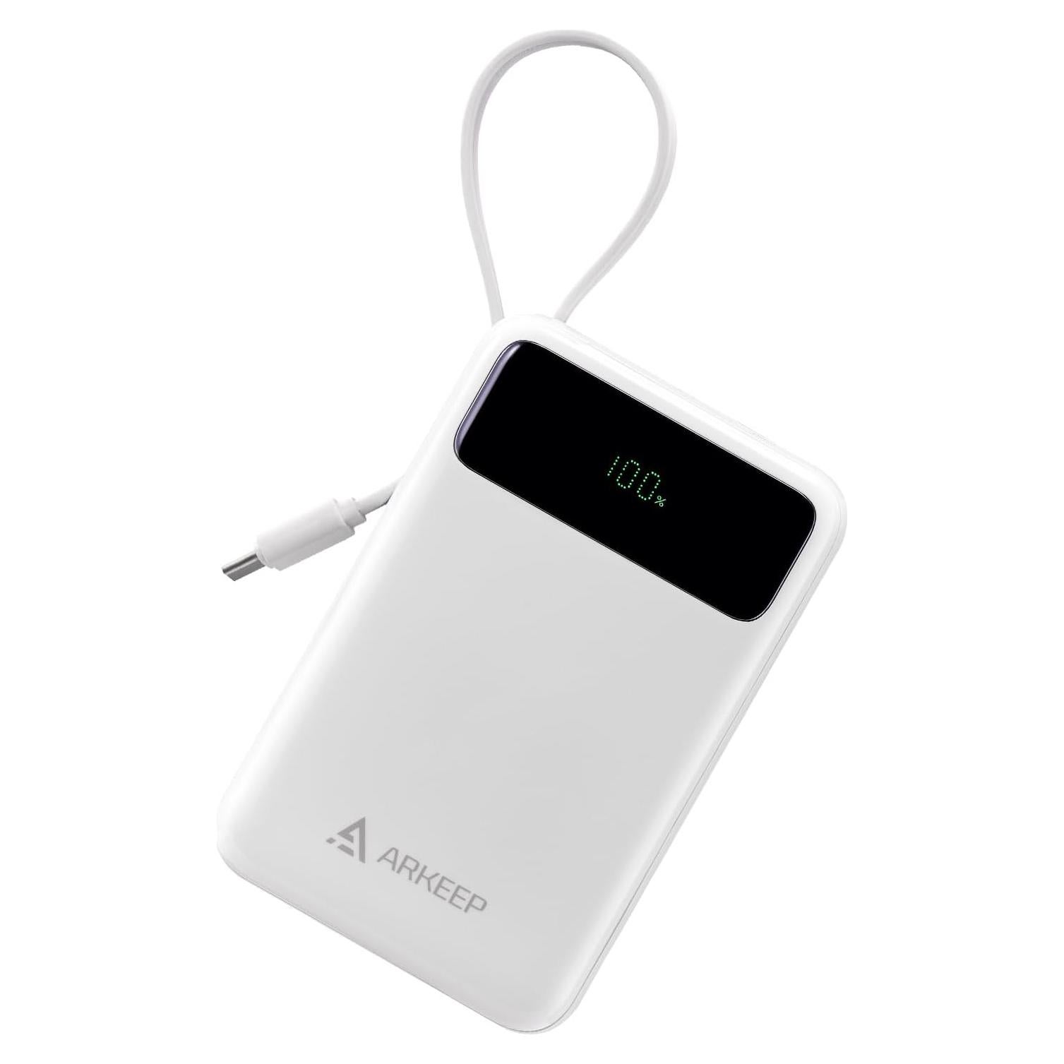 Cargador Portátil Arkeep 20000mAh Carga Rápida 22.5W