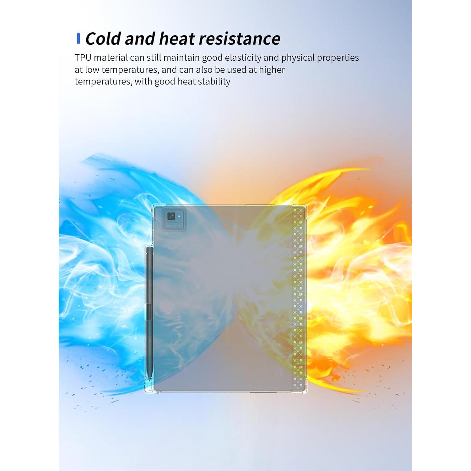 Funda Onyx Boox Tab Ultra C Pro BOVUGAC TPU Transparente