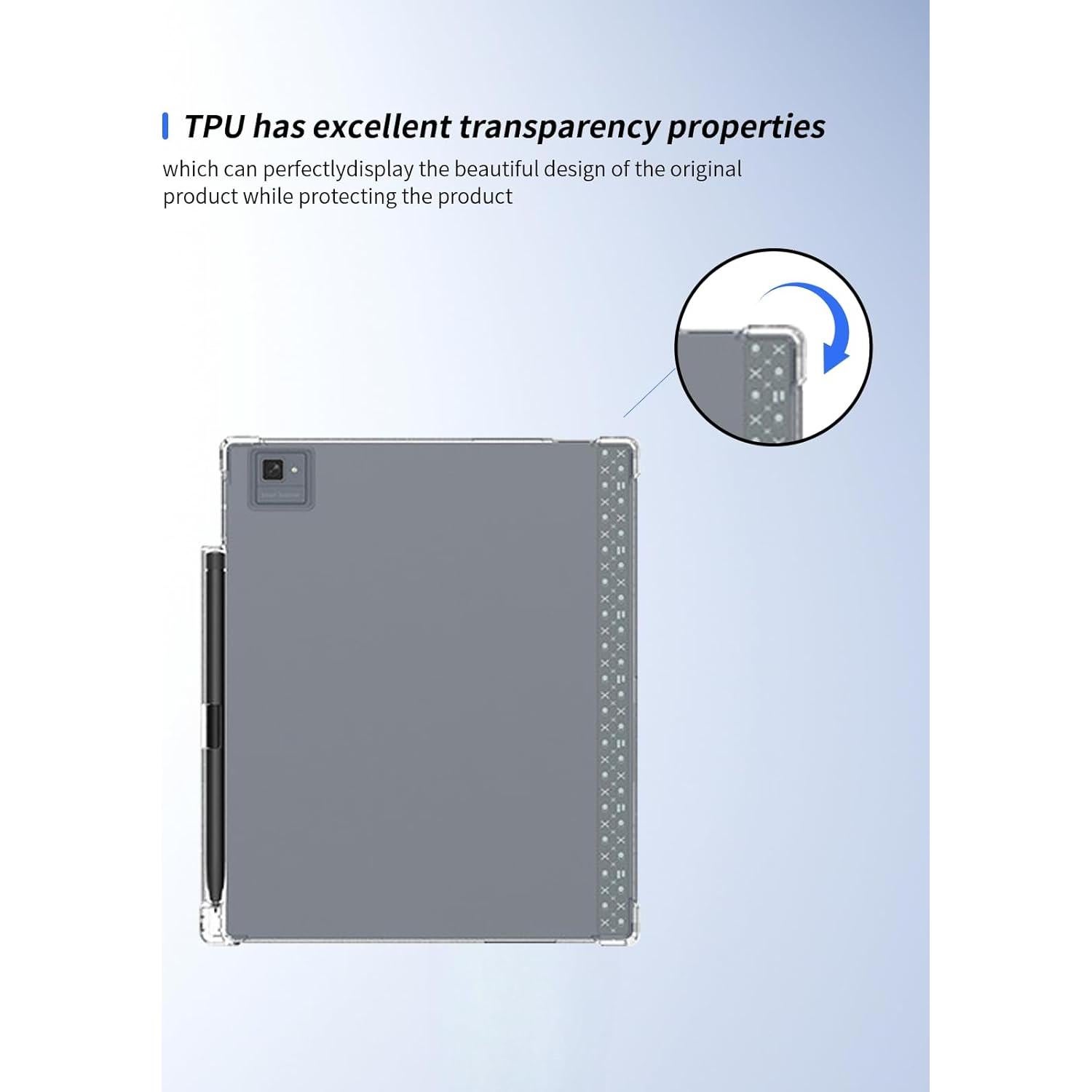 Funda Onyx Boox Tab Ultra C Pro BOVUGAC TPU Transparente