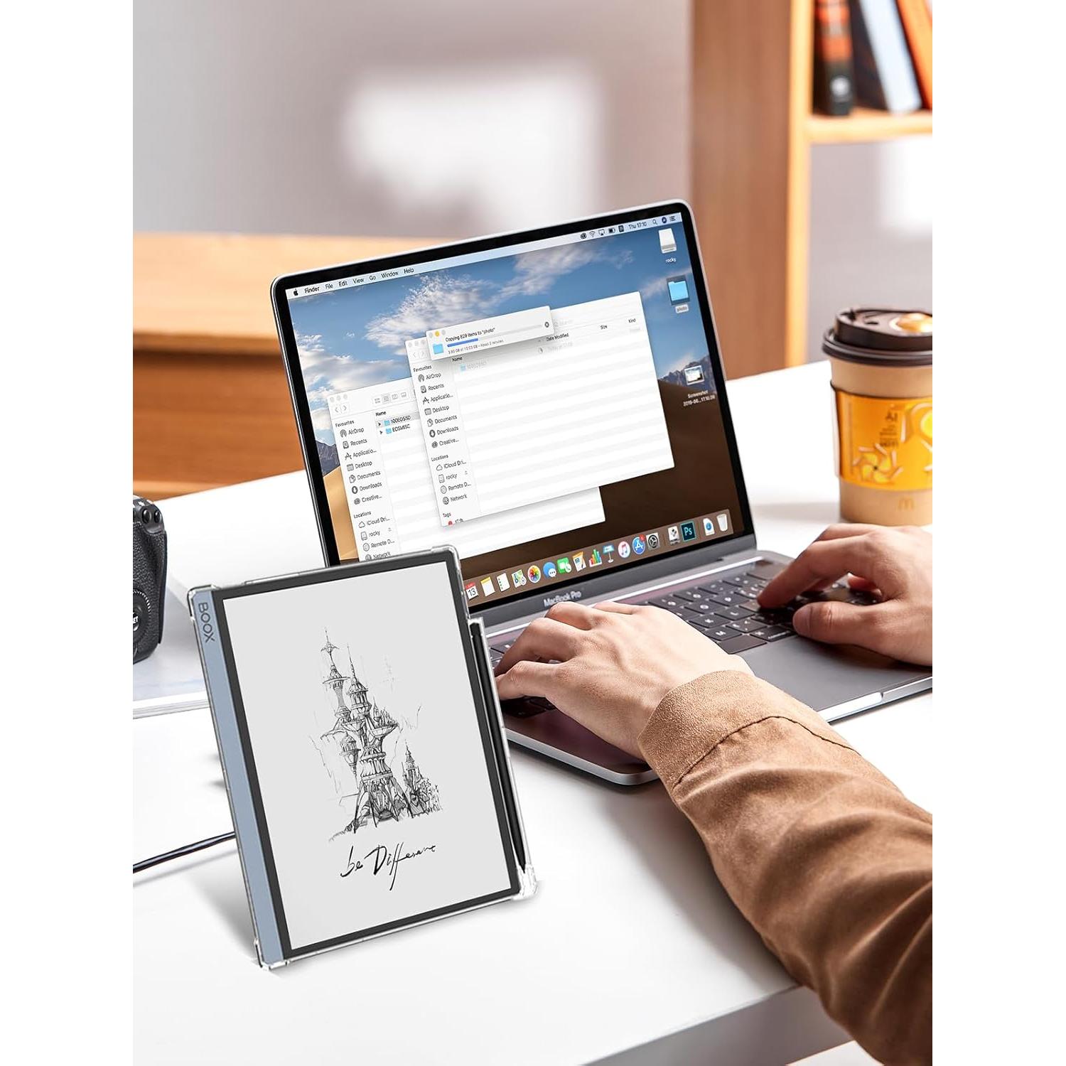 Funda Onyx Boox Tab Ultra C Pro BOVUGAC TPU Transparente