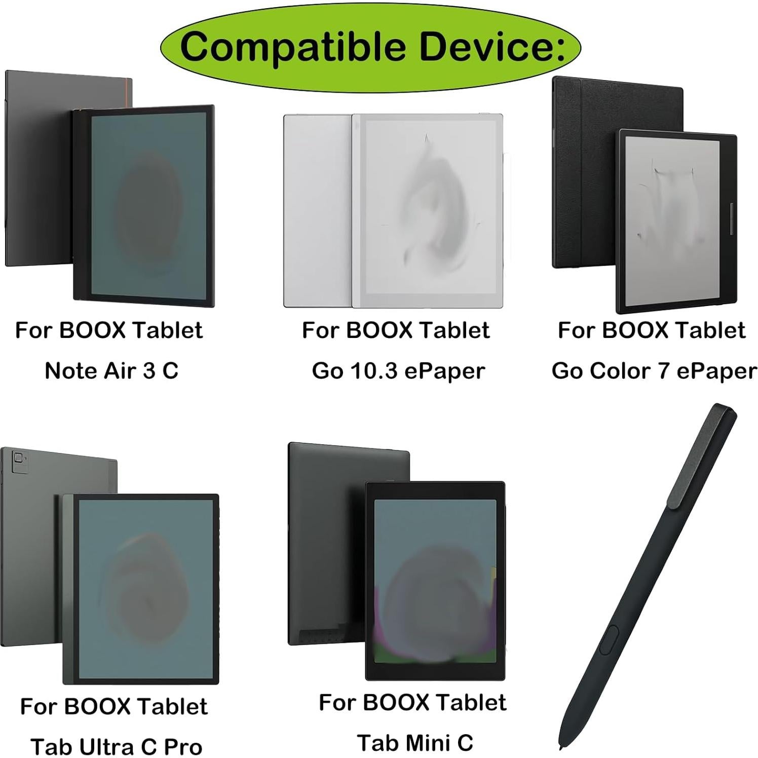 Lápiz Óptico BOOX para Tabletas E Ink 10.3 y 7 pulgadas