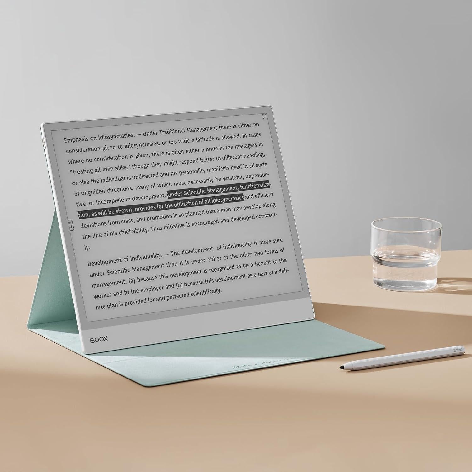 Funda para Tableta BOOX Note Max Gris - Auto Sueño/Despertar