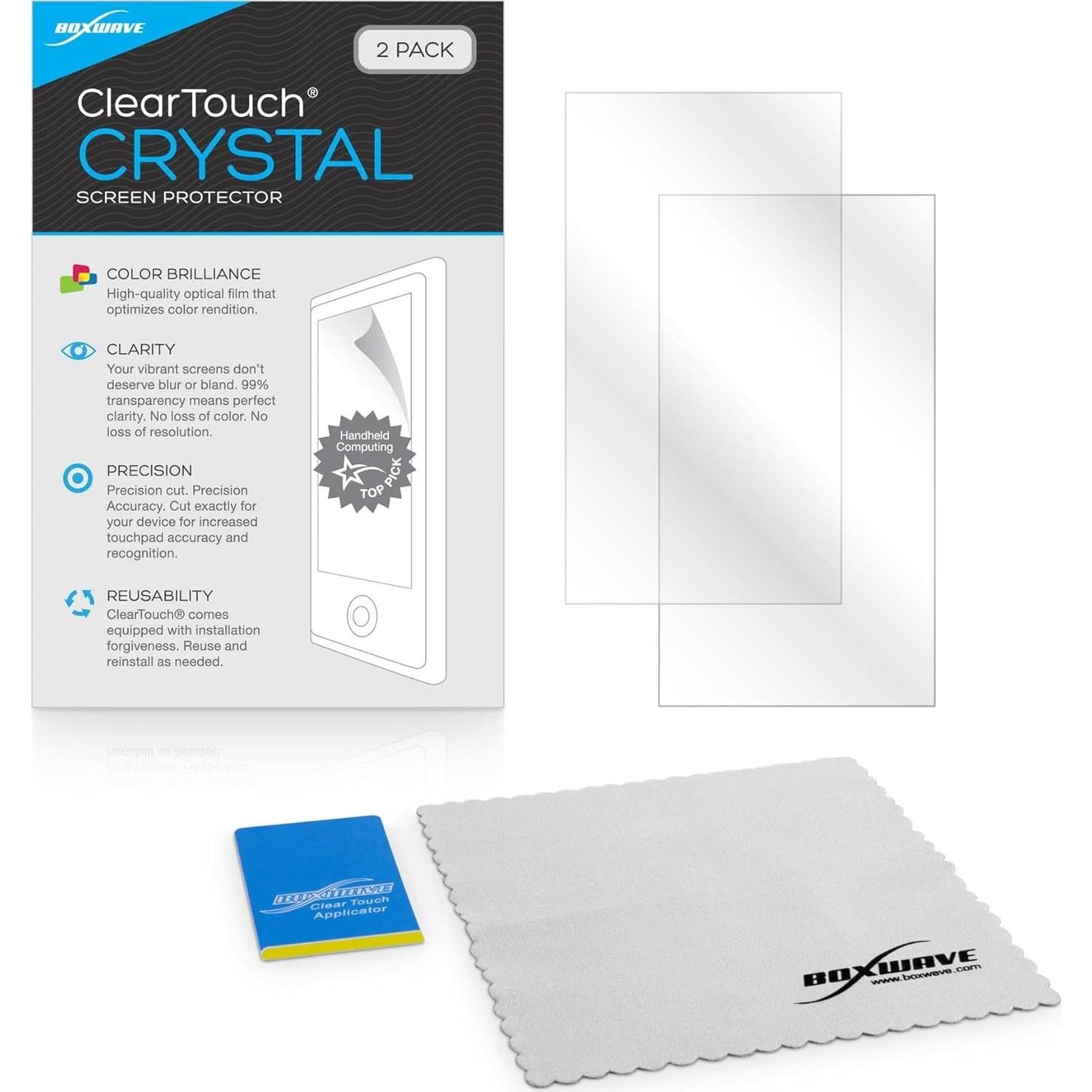 Protector de Pantalla BoxWave ClearTouch Crystal para BOOX Tab Ultra - 2 Unidades