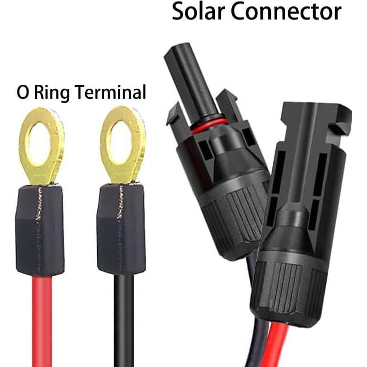 Conector Solar ZHOFONET 10AWG 60cm O Ring para Batería