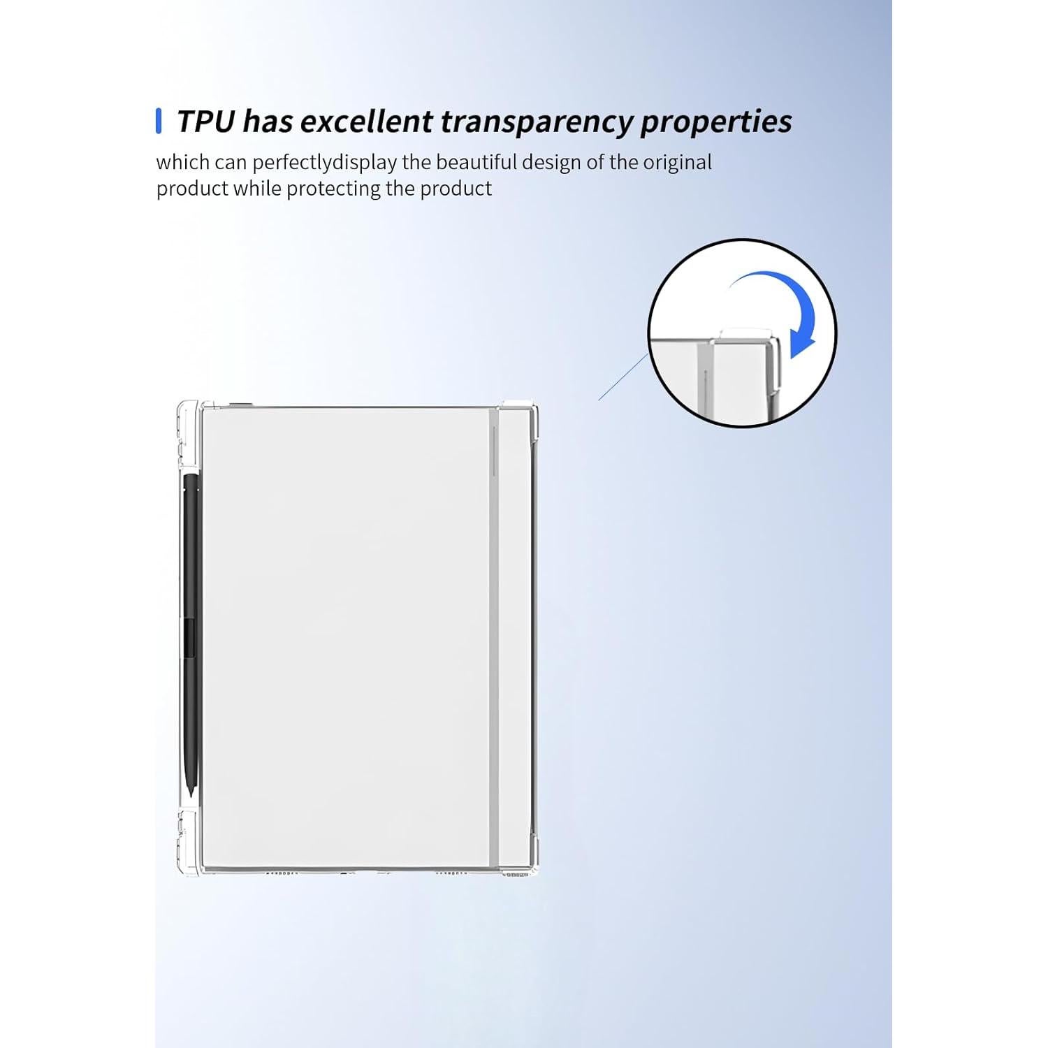 Funda Ultra Delgada Onyx Boox Go 10.3 y Note X3 Pro Transparente