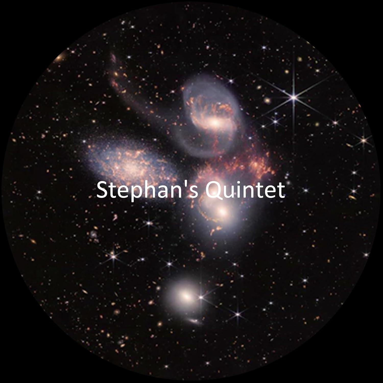 Discos Realistas Ainael Galaxy - Set de 6 Diapositivas 5K