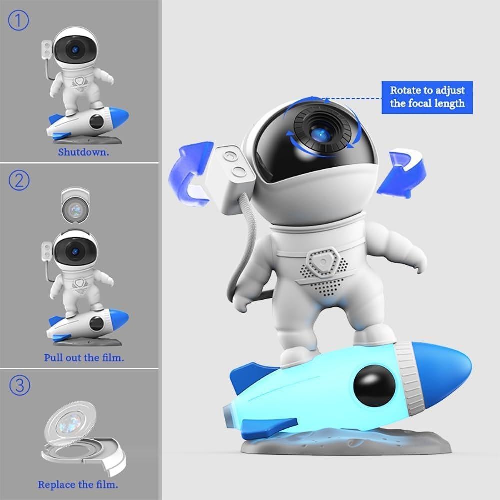 Proyector Galáctico Elec3 BL-HJ07 12 Modos Luz Nocturna