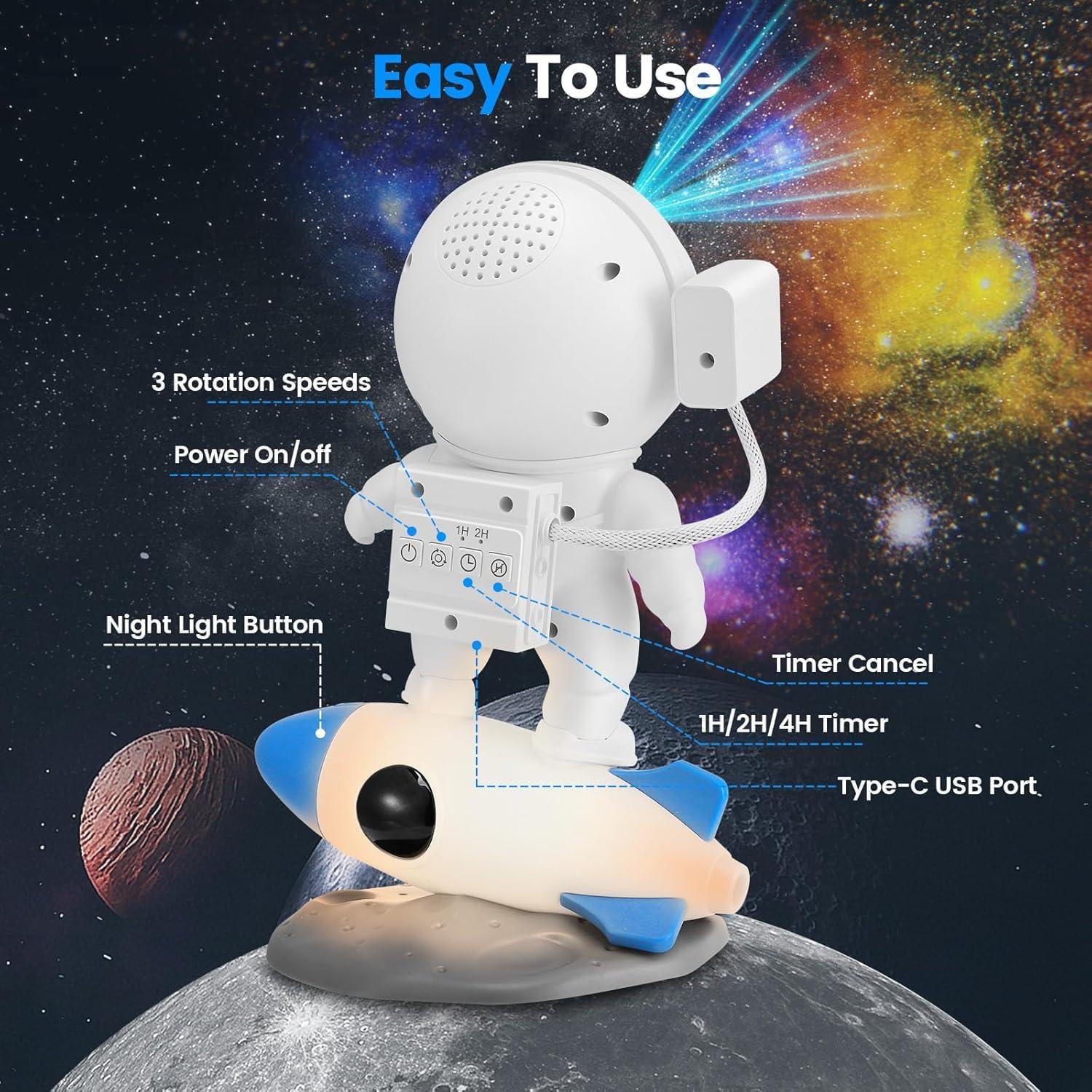 Proyector Galáctico Elec3 BL-HJ07 12 Modos Luz Nocturna