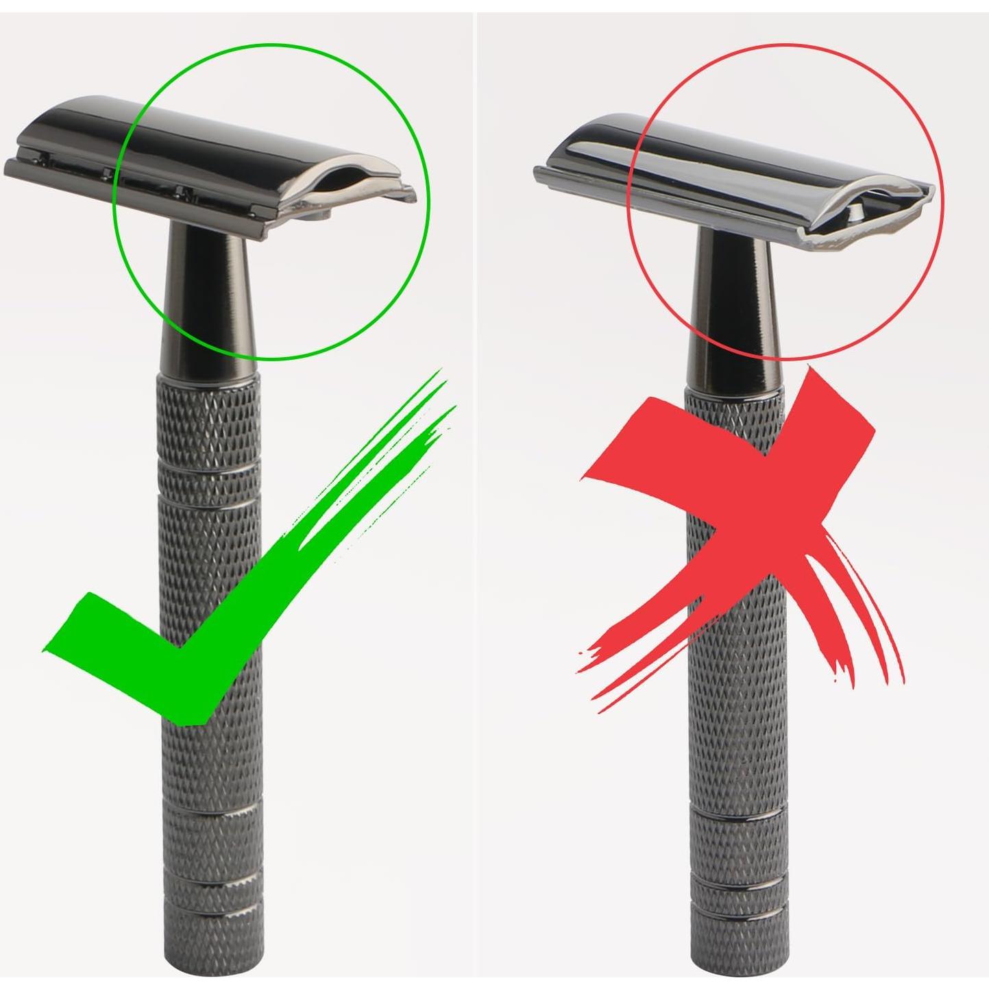 Maquinilla de Seguridad BULIMICA Negra Mate con 10 Cuchillas