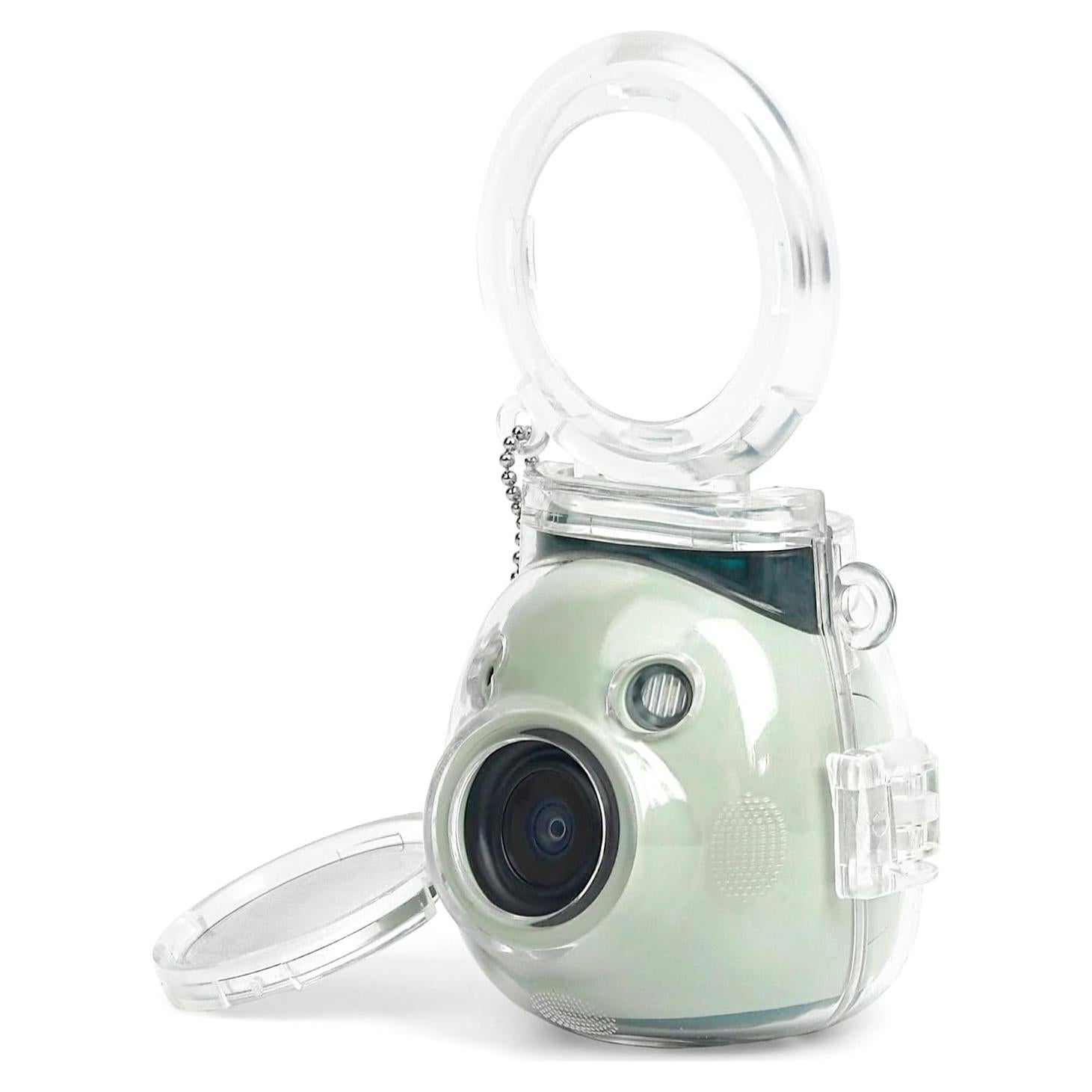 Funda Transparente MUZIRI KINOKOO con Espejo para Cámara Fuji Instax Pal