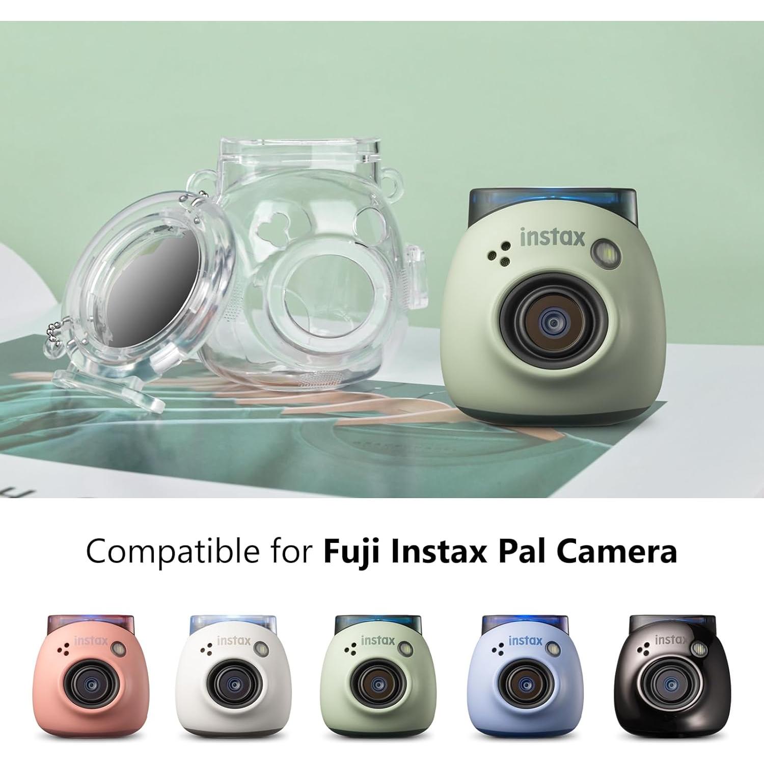 Funda Transparente MUZIRI KINOKOO con Espejo para Cámara Fuji Instax Pal