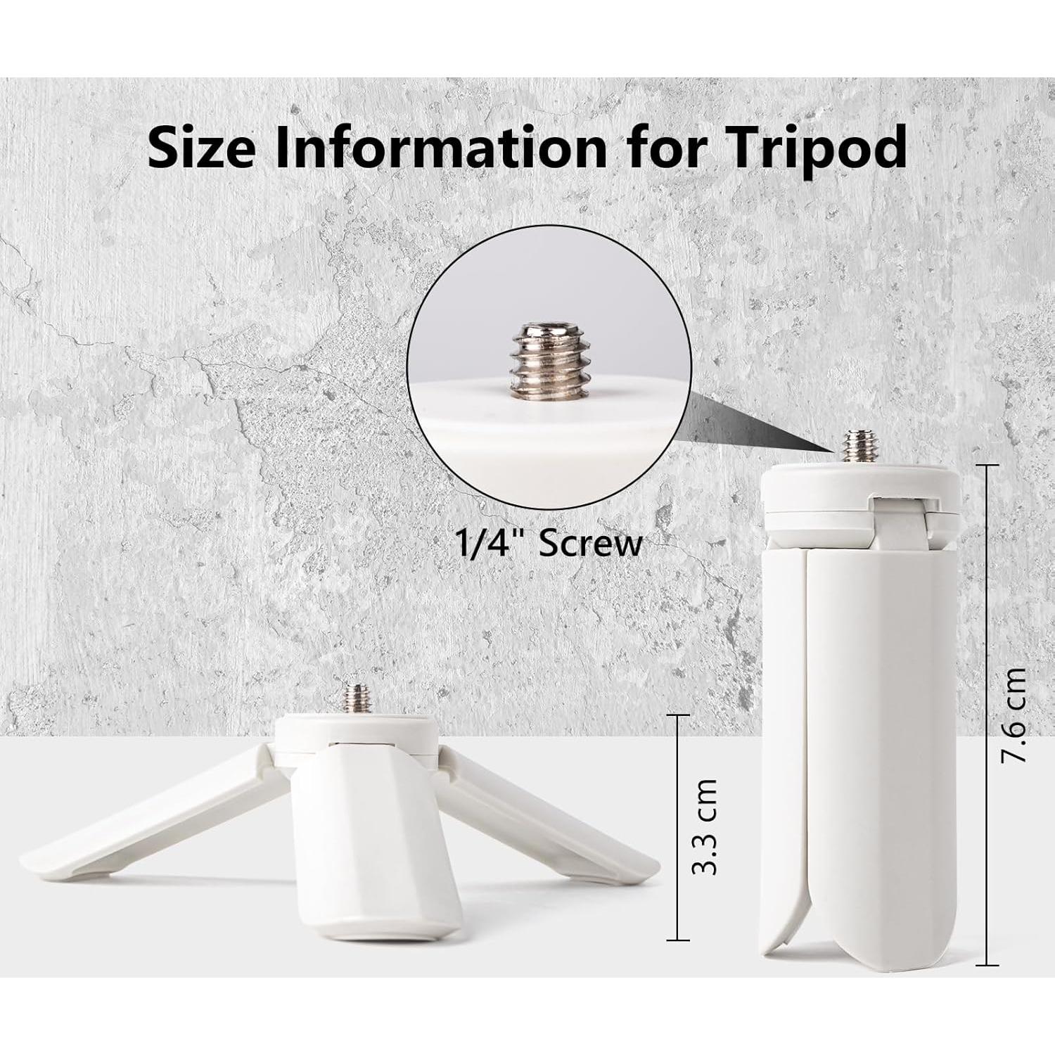 Mini Trípode MUZIRI KINOKOO Blanco para Instax y Osmo Pocket