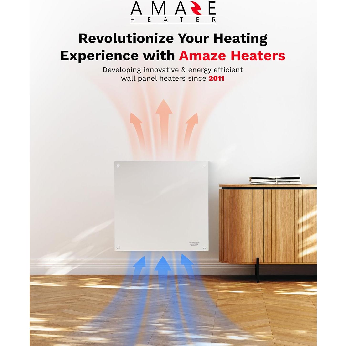 Calefactor de Convección Amaze Heaters Solo Smart 400W 14m²