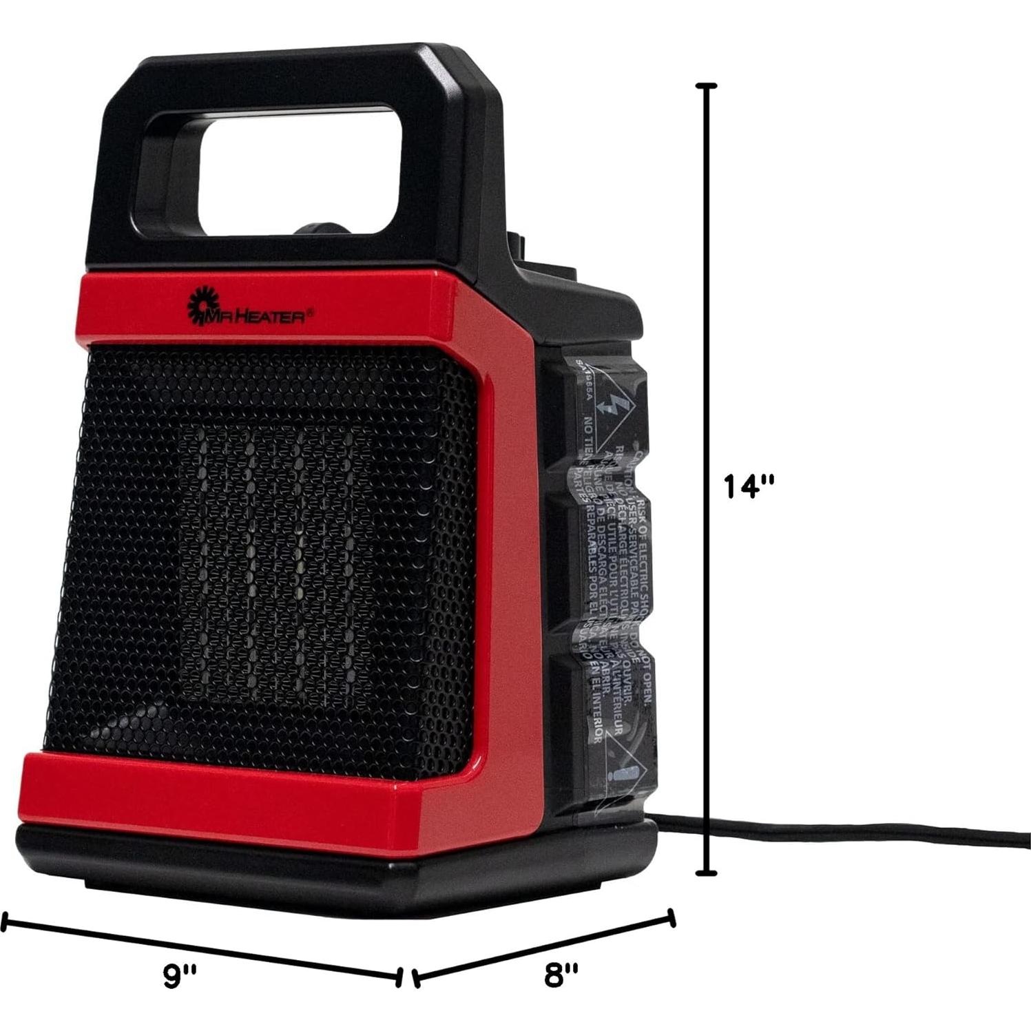 Mr. Heater 1500W Portable Ceramic Forced Air Electric Heater