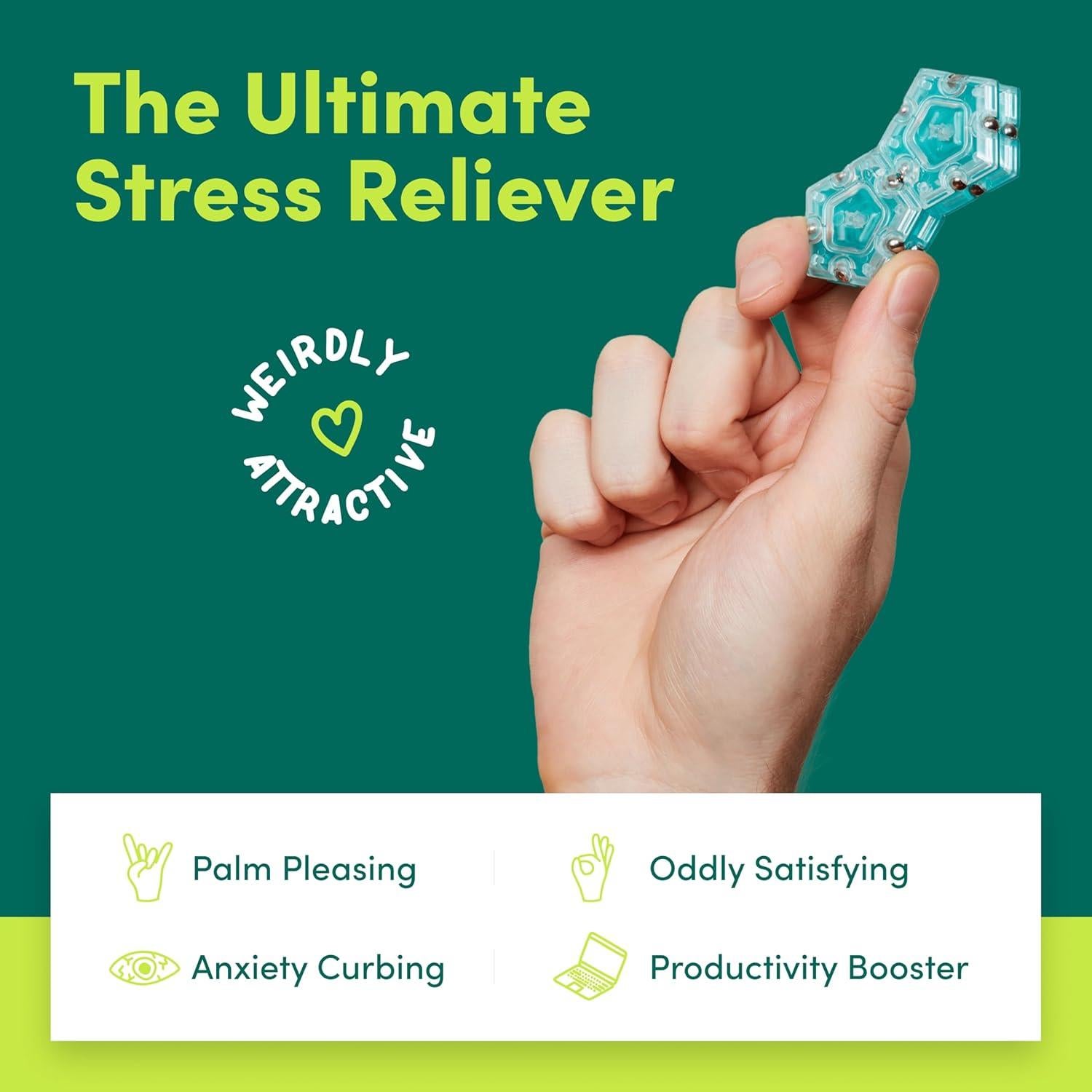 Esfera Geode Speks Antiestrés 12 Piezas Aqua 14+