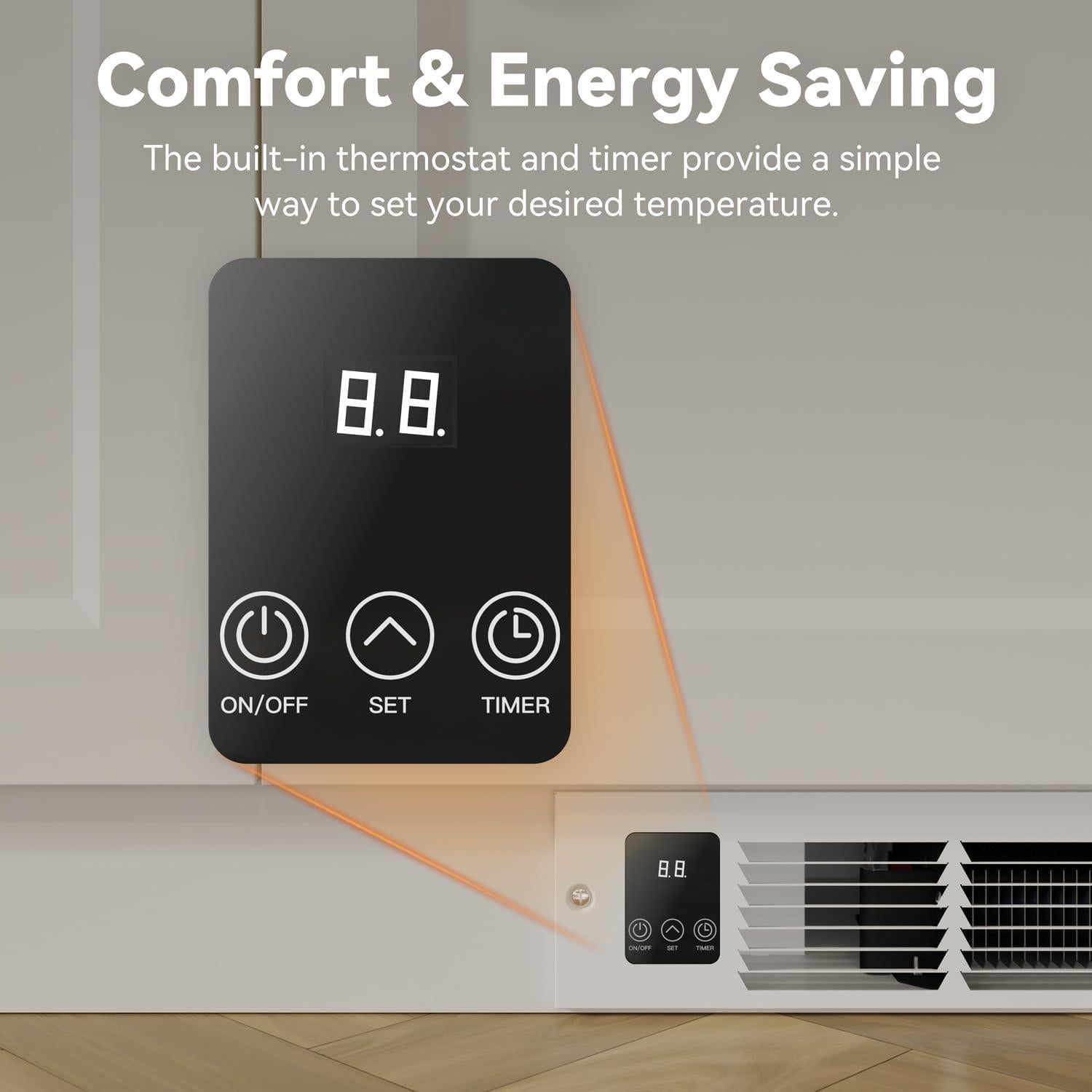 Calentador Eléctrico AIREPUSH HTA15-PRO 1500W Blanco