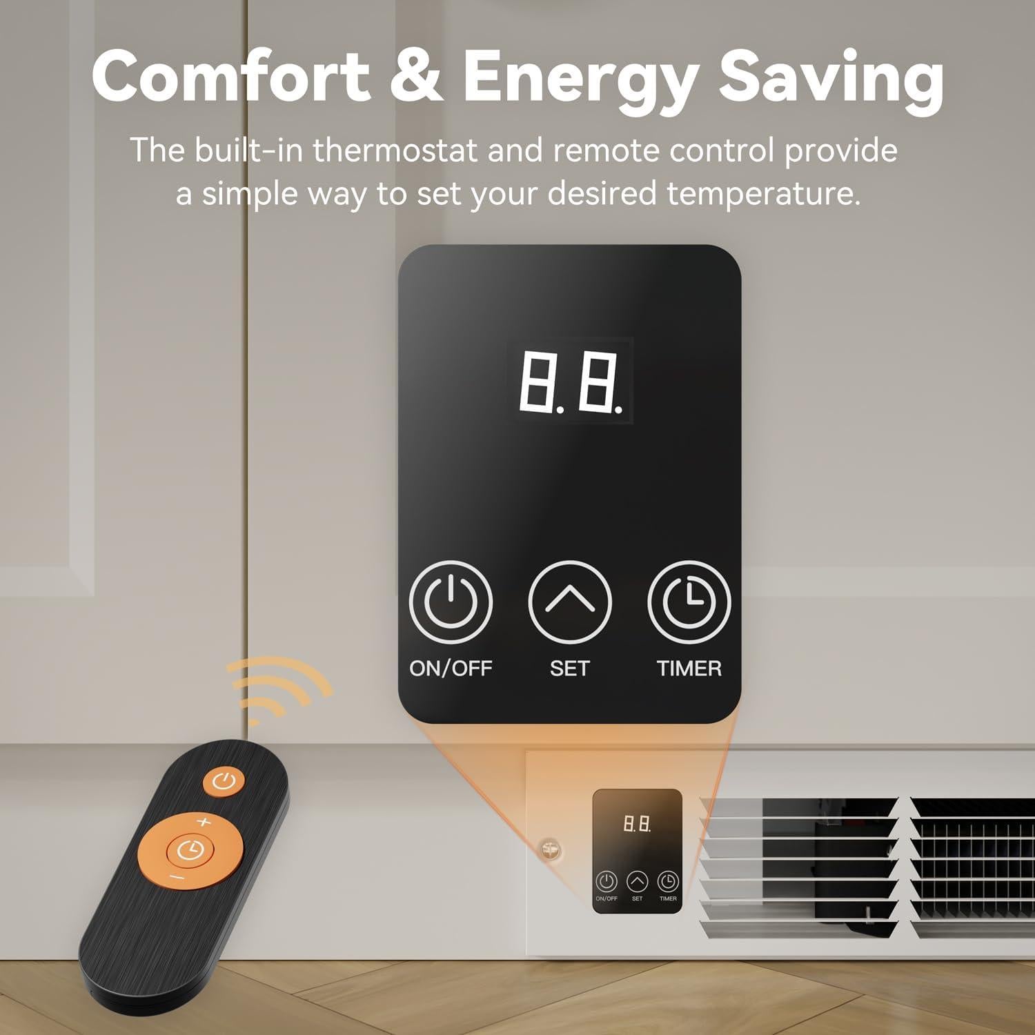 Calentador Eléctrico AIREPUSH HTA15-ULTRA 1500W Blanco