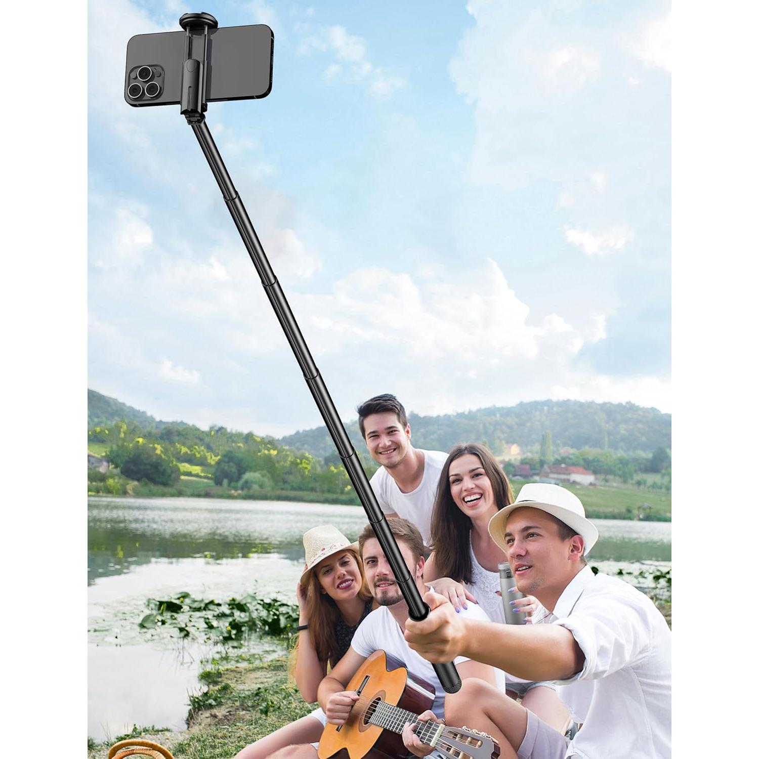 Bastón de Selfie y Trípode SelfieShow 183 cm Aluminio Control Remoto