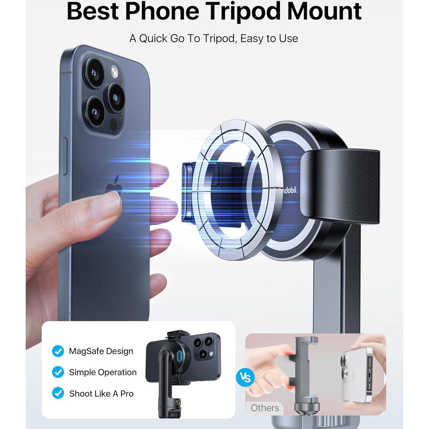 Trípode Selfie Stick Andobil MagStick 161.3 cm Inalámbrico