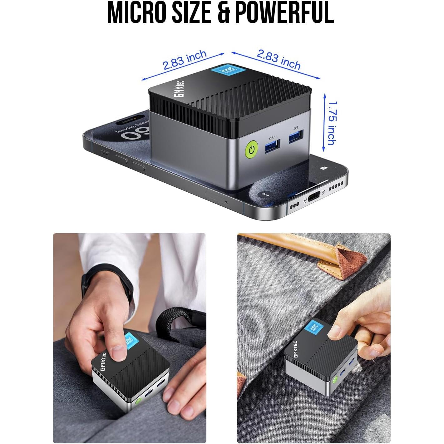 Mini PC GMKtec G5 Intel N97 12GB RAM 512GB SSD 4K