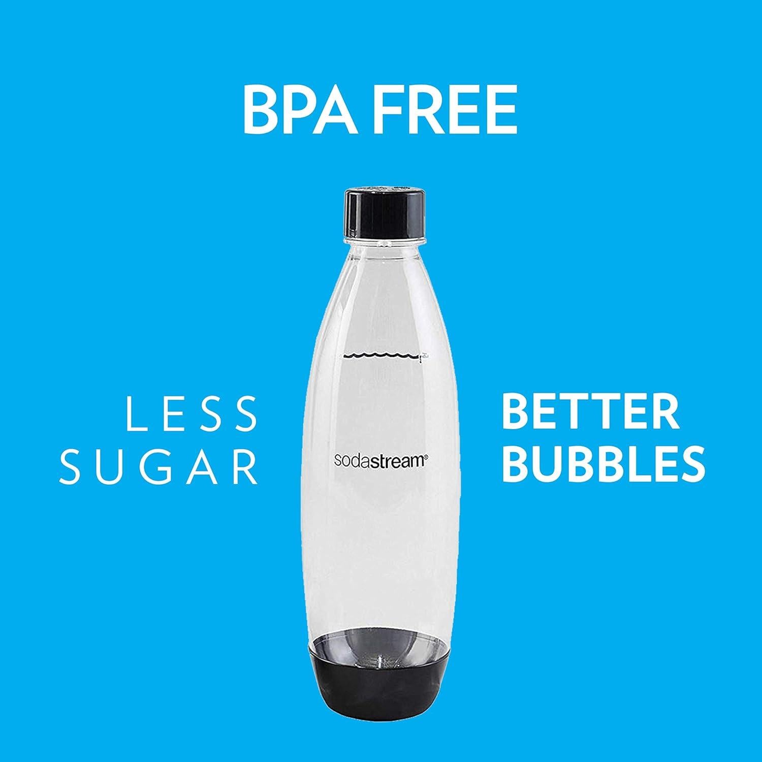 Botellas de Carbonatación Slim SodaStream 1L Paquete Doble