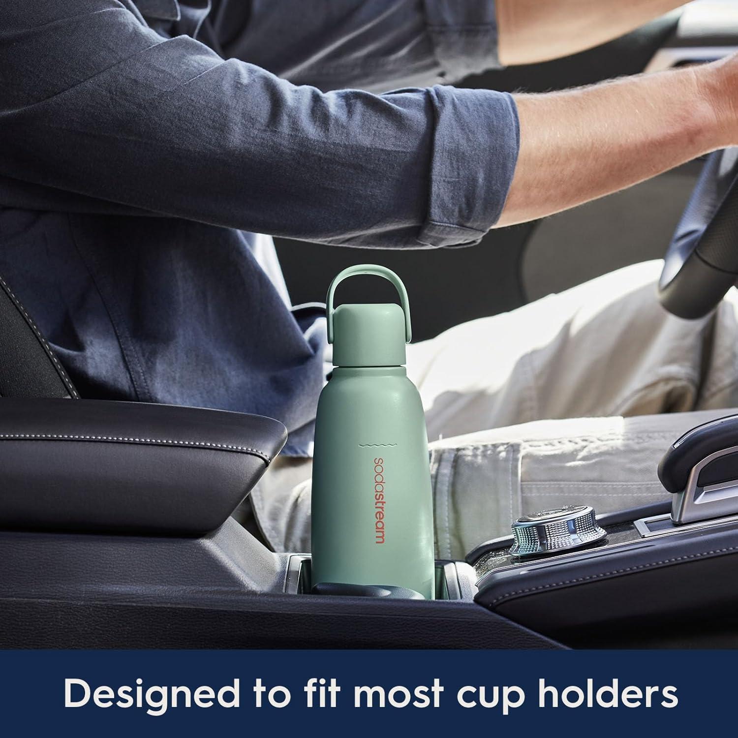 Botella SodaStream Fizz & Go Acero Inoxidable 0.9L Arena