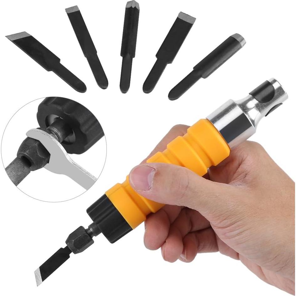 Cincel Eléctrico AUNMAS para Carpintería con 5 Cuchillas