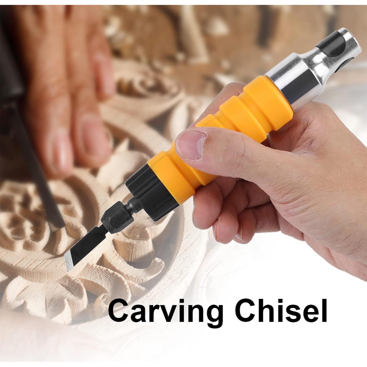 Cincel Eléctrico AUNMAS para Carpintería con 5 Cuchillas