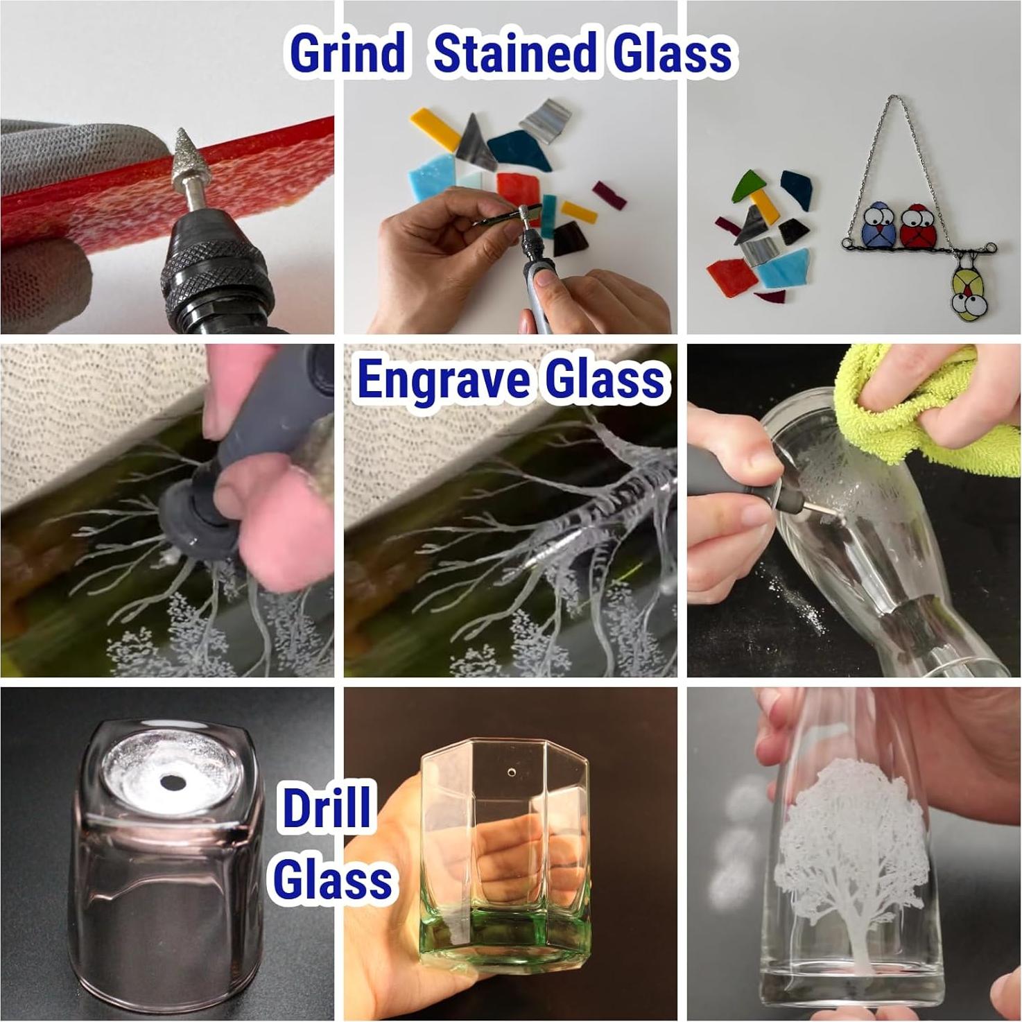 20 Puntas de Amolado de Diamante Sworker 46-grano 3mm