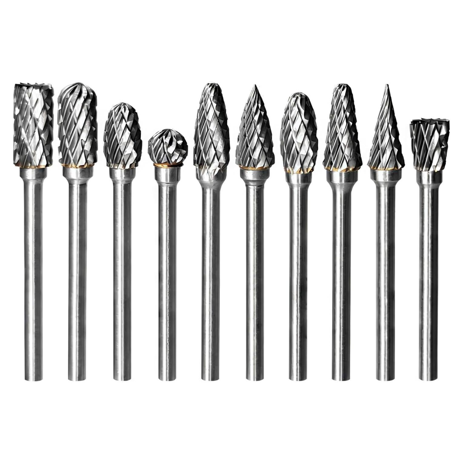 Juego de 10 Brocas de Carburo de Tungsteno Orialvenka 3.18 mm