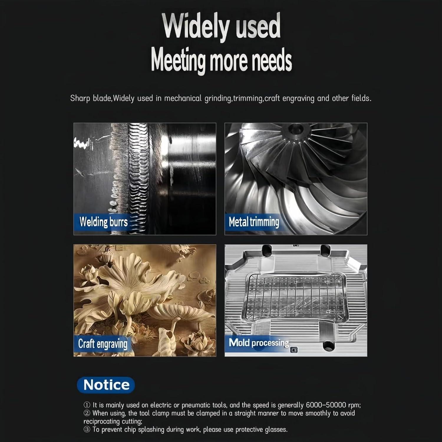 Juego de 10 Brocas de Carburo de Tungsteno Orialvenka 3.18 mm