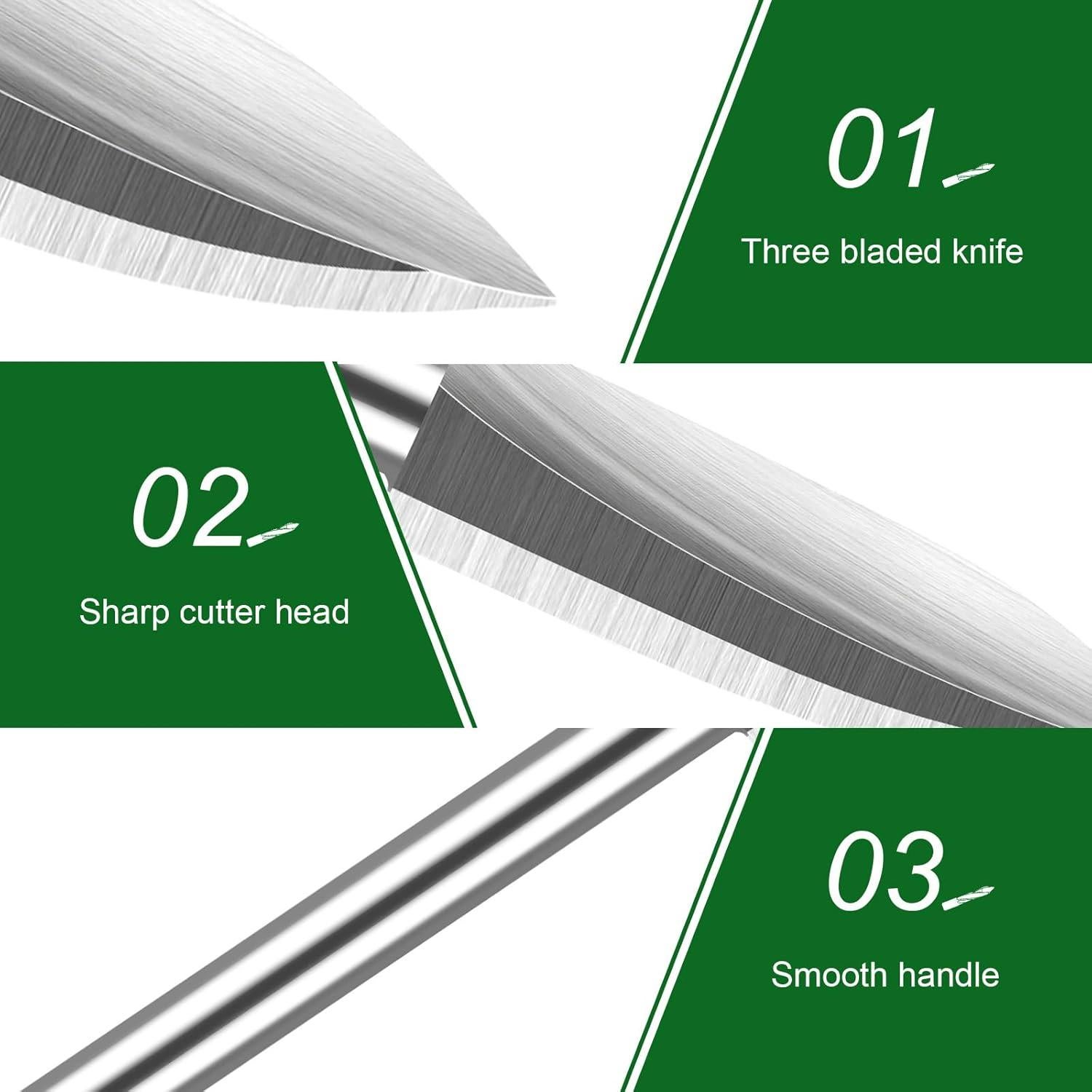 Juego de 6 Puntas de Tallado en Madera FFyeiiy 3mm HSS